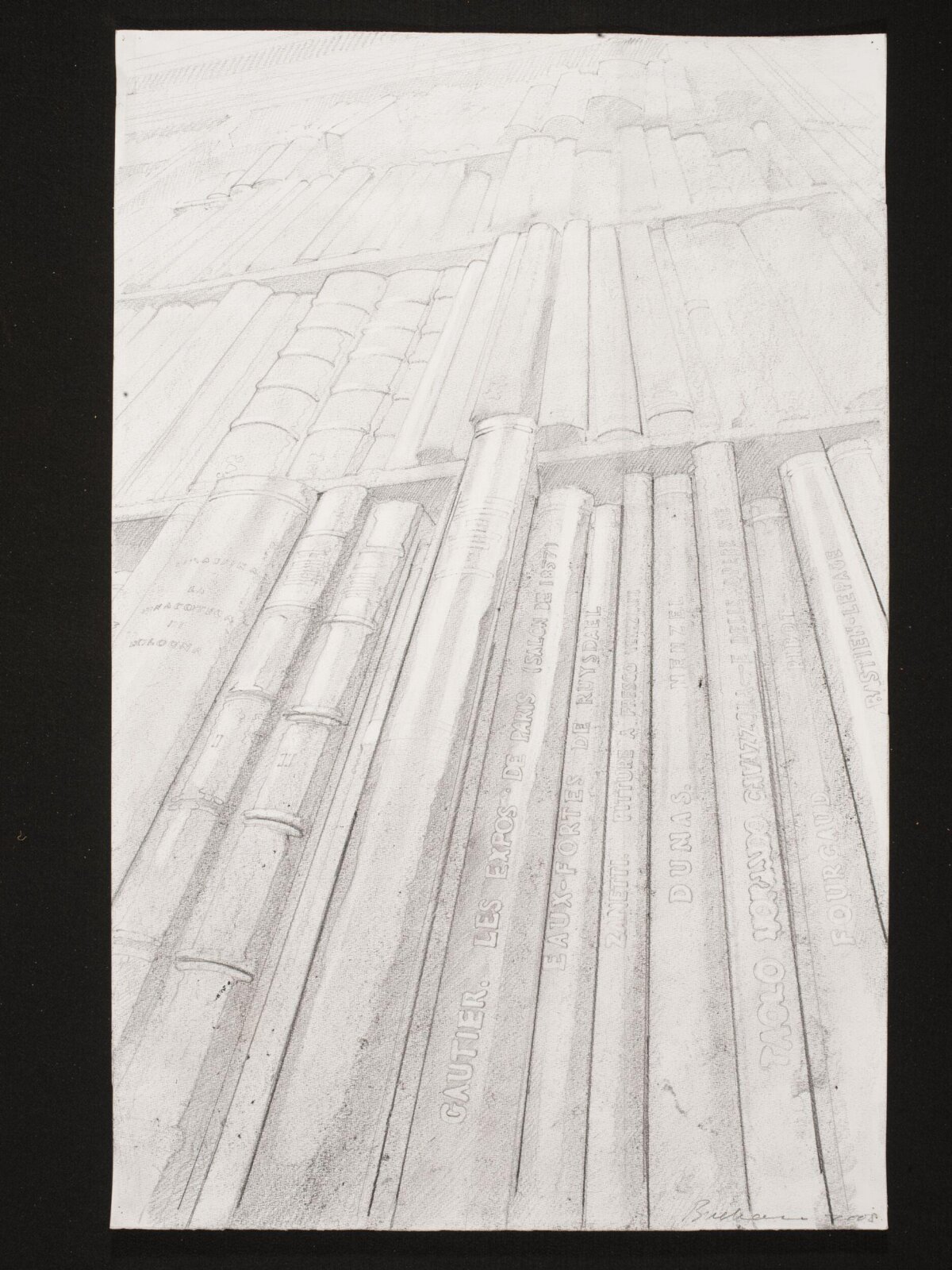 Study for Eaux Fortes de Ruysdael, Hugh Buchanan, 2008