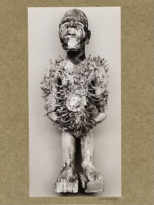 Figure Studded with Nails, called "Konde".  Cabinda region