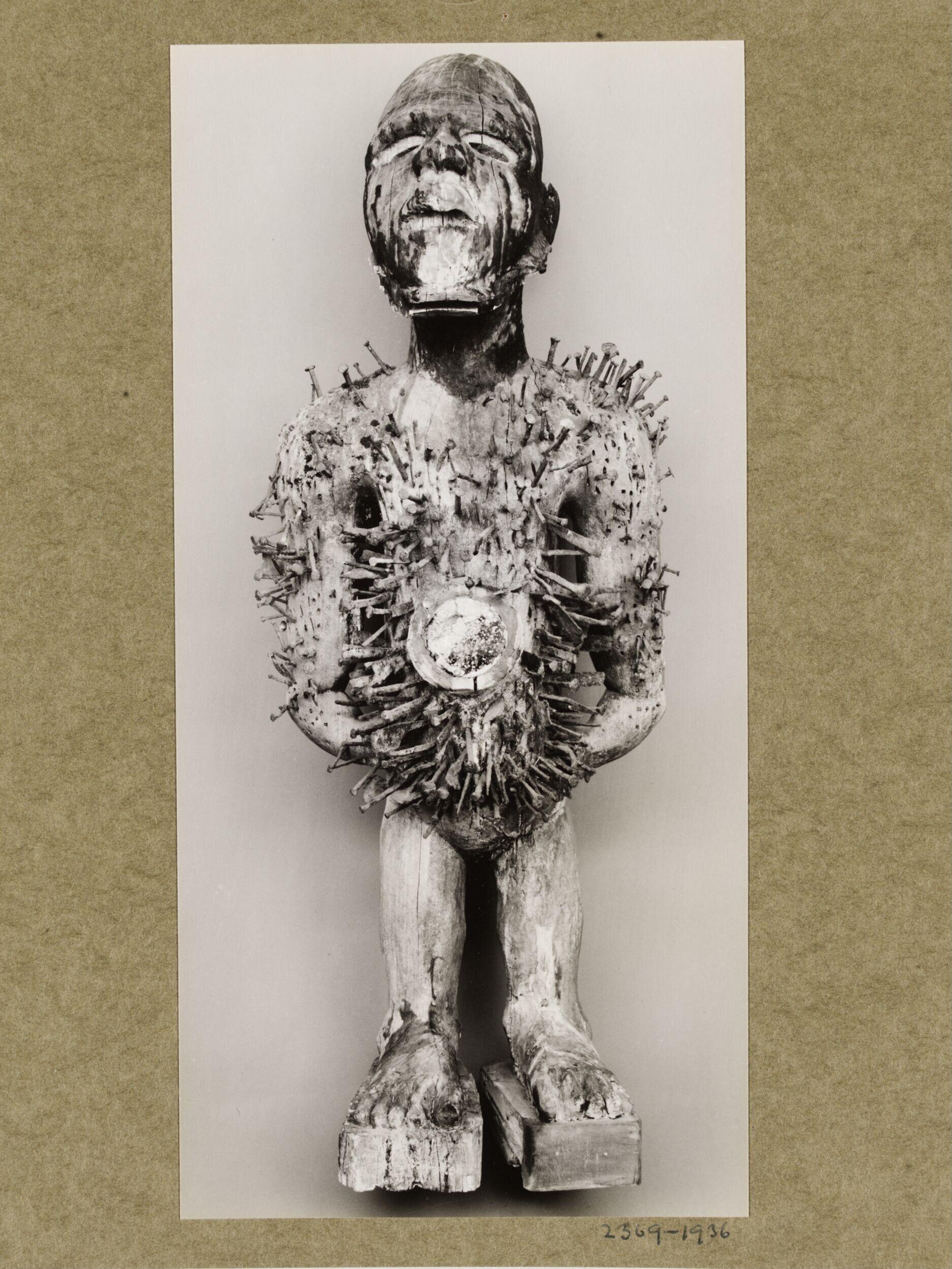 Figure Studded with Nails, called "Konde".  Cabinda region