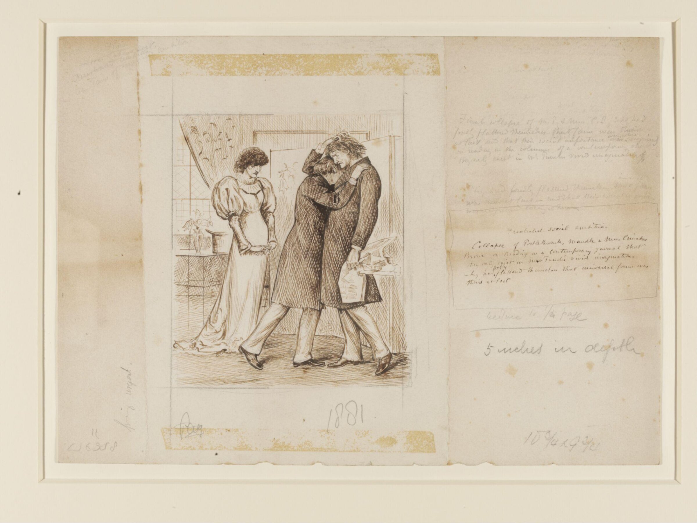 Frustrated Social Ambition: Collapse of Postlethwaite, Maudle and Mrs Cimabue Brown, George Louis Palmella Busson Du Maurier, 1881
