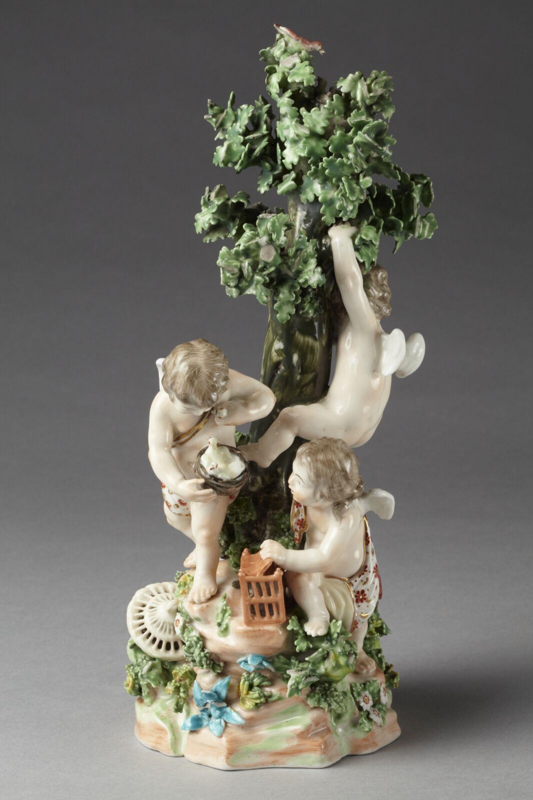 Four cupids bird's-nesting, Joseph Hill, 1770-1784