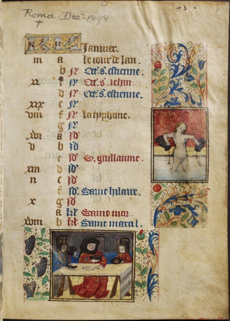 Book of Hours, Use of Rouen, in Latin and French top image