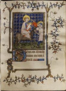 Book of Hours, Use of Bourges, in Latin with some additions in French thumbnail 1