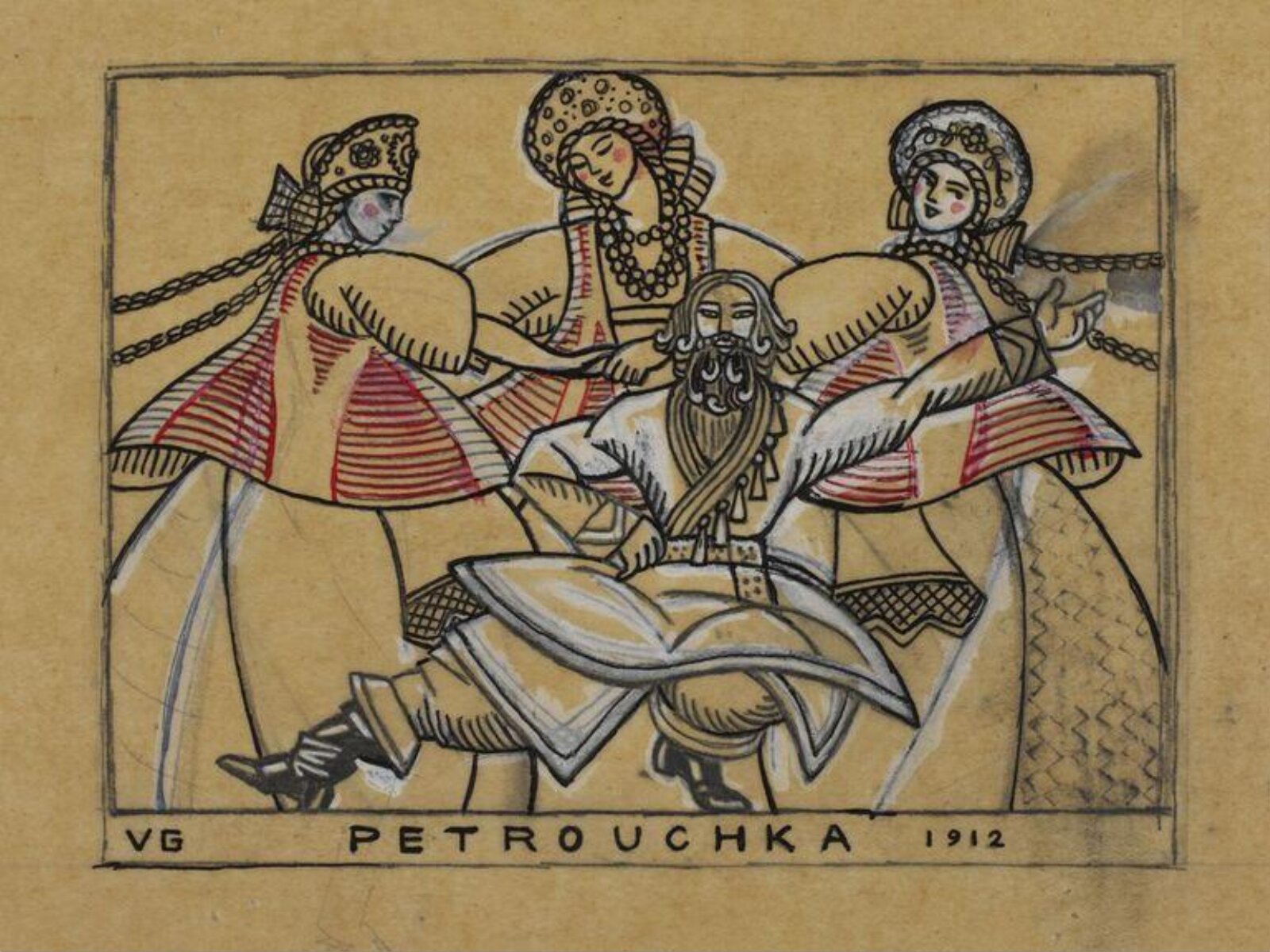 Petrushka, Valentine Gross, 1912