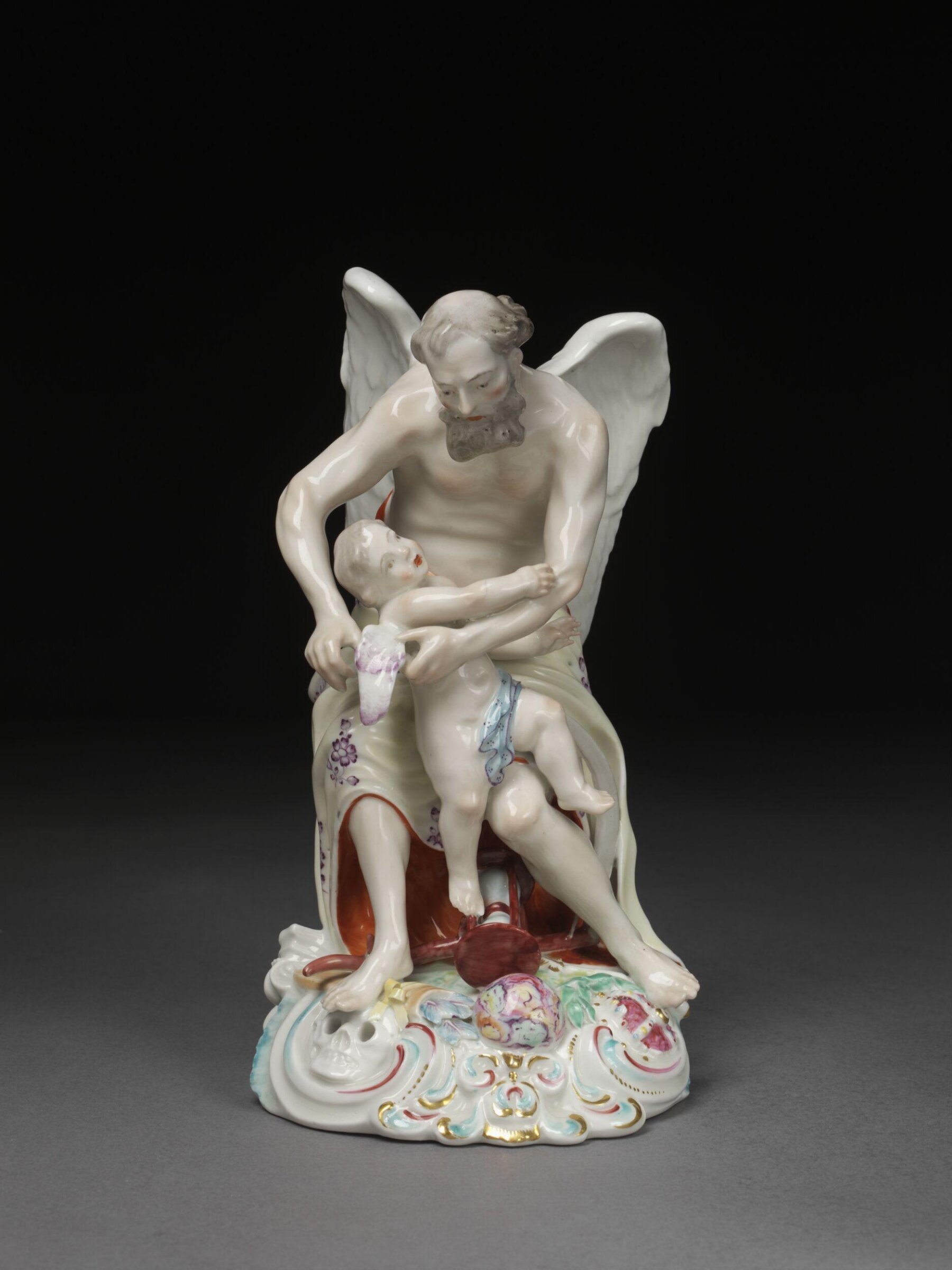 Time clipping the wings of Love, Derby Porcelain factory, ca. 1775