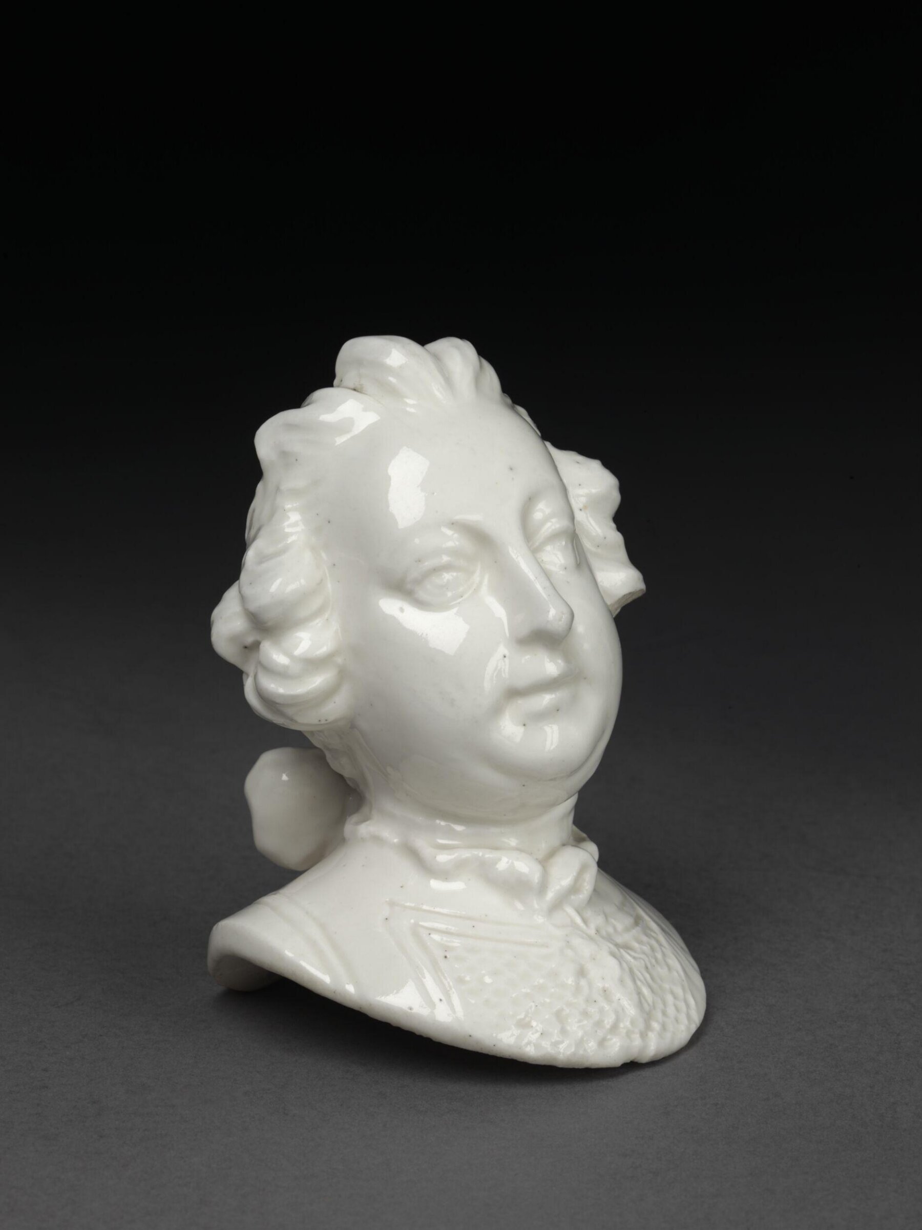Bust, Chelsea Porcelain factory, ca. 1747-1949