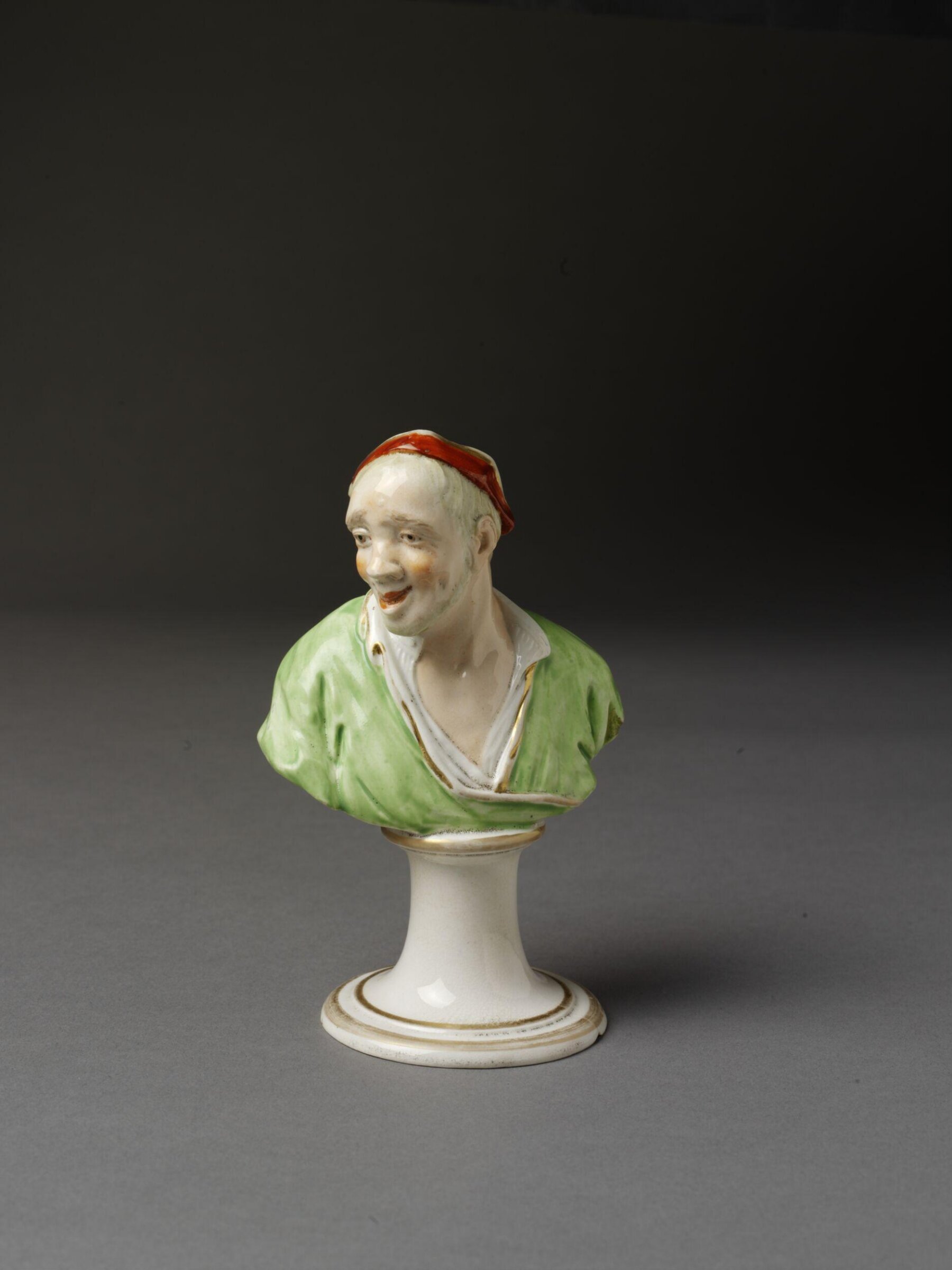Bust of Democritus, Derby Porcelain Factory, ca. 1780