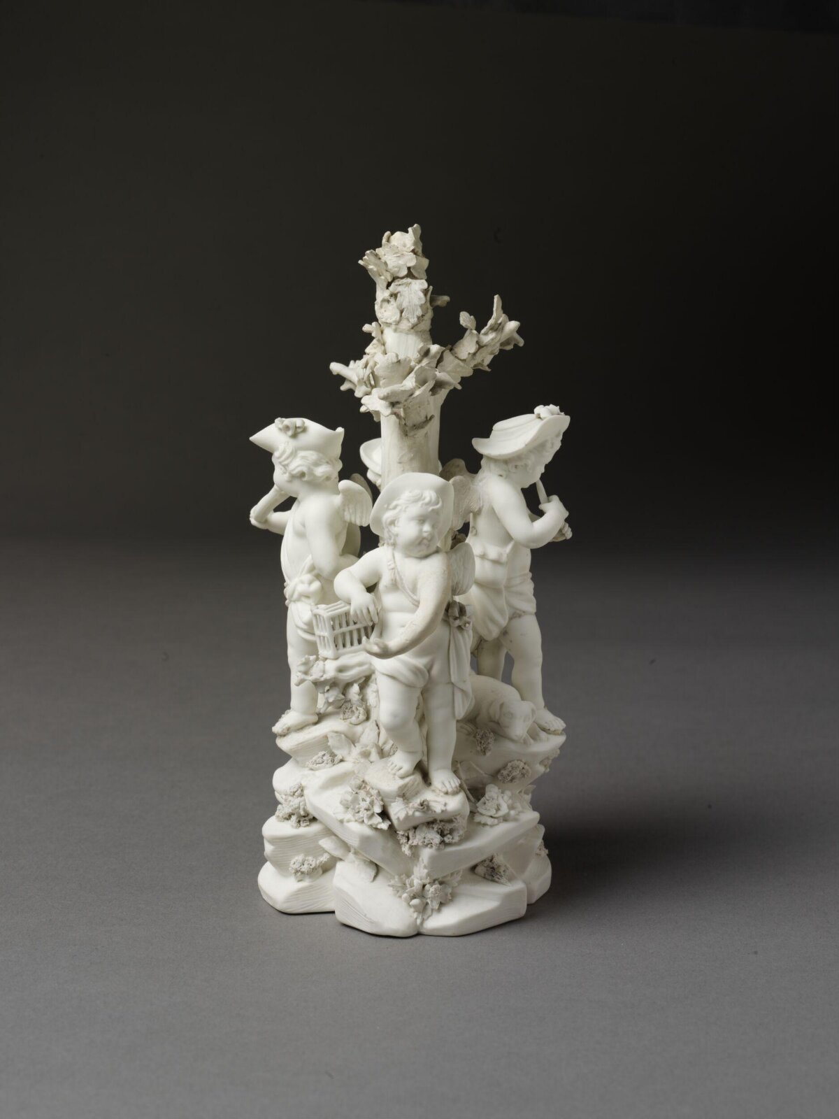 Four cupids hunting, Nicholas Gauron, ca. 1790