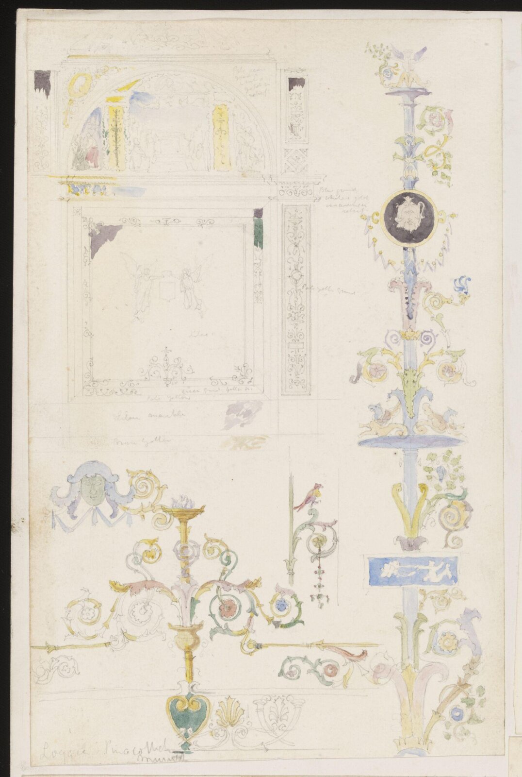 Drawing, Richard Phené Spiers, 19th century