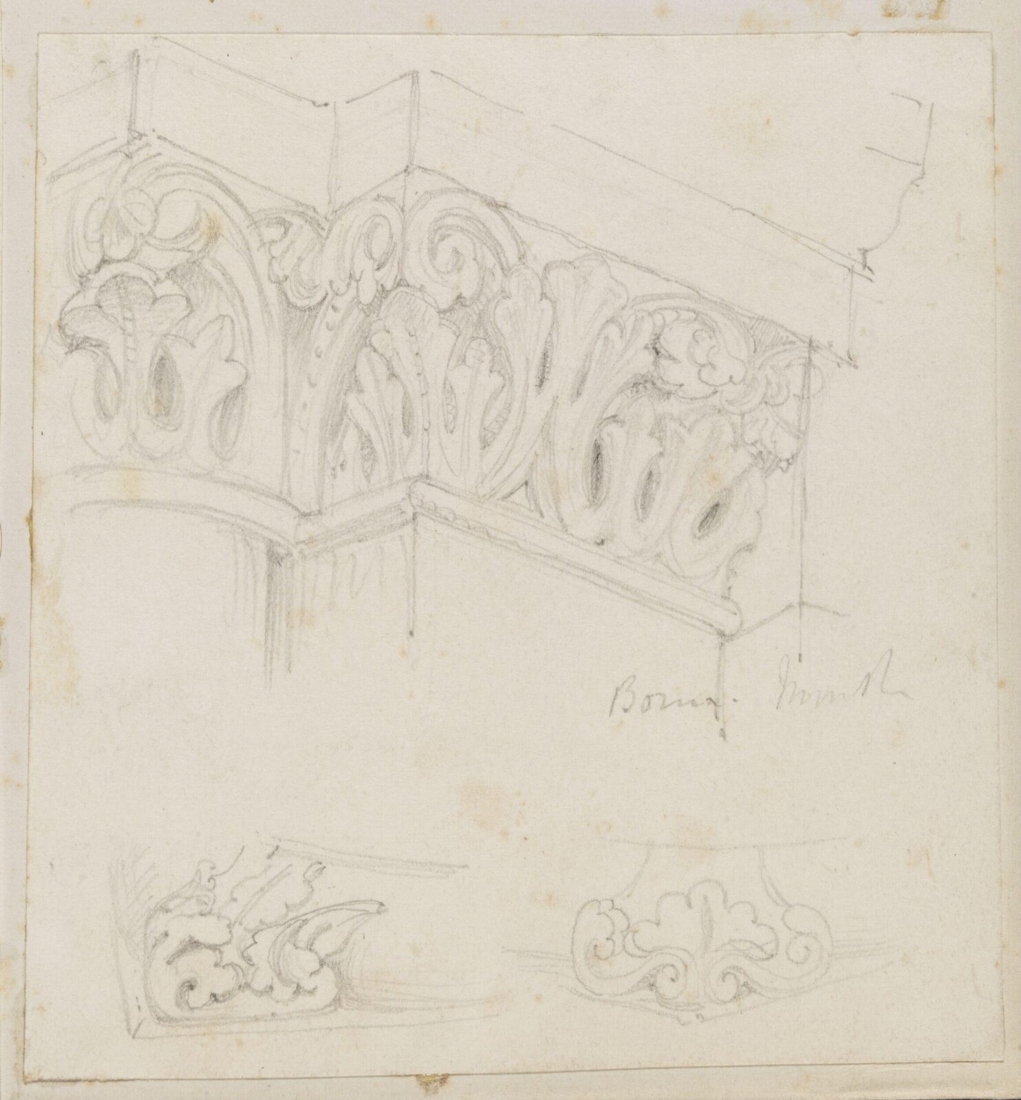 Drawing, Richard Phené Spiers, 19th century