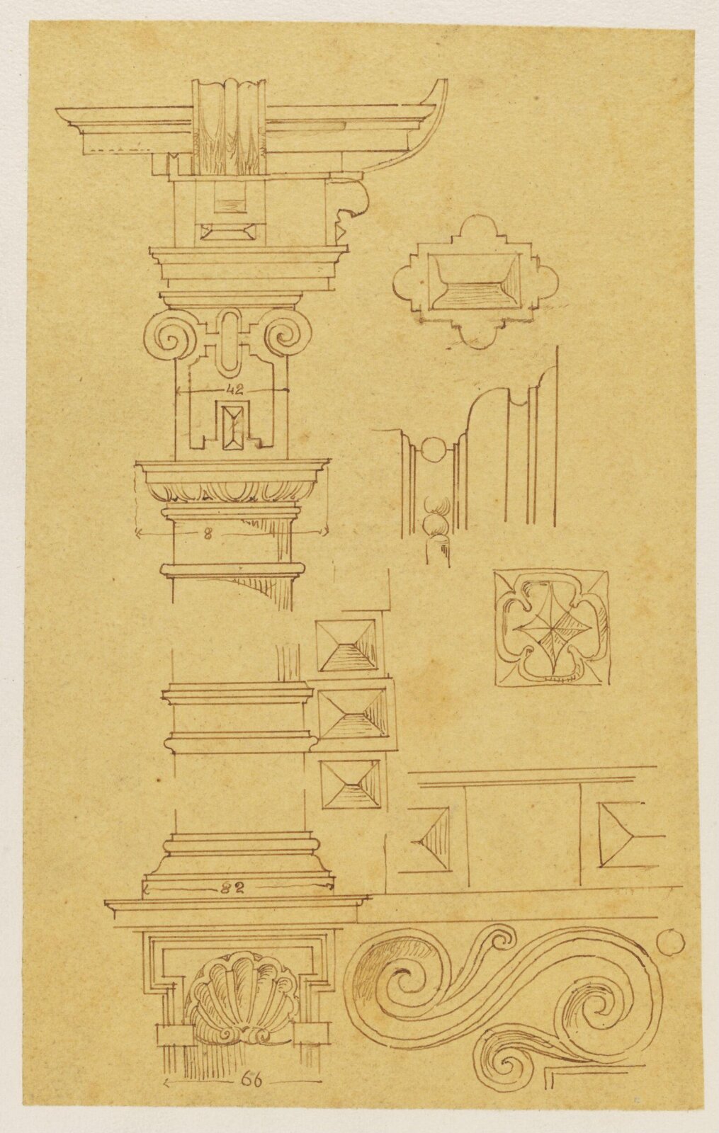 Drawing, Richard Phené Spiers, 19th century