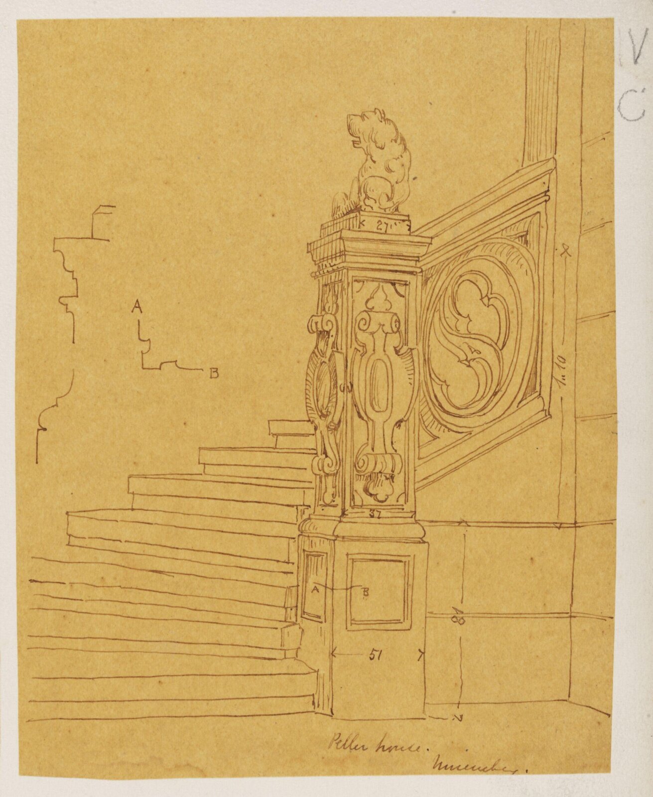 Drawing, Richard Phené Spiers, 19th century