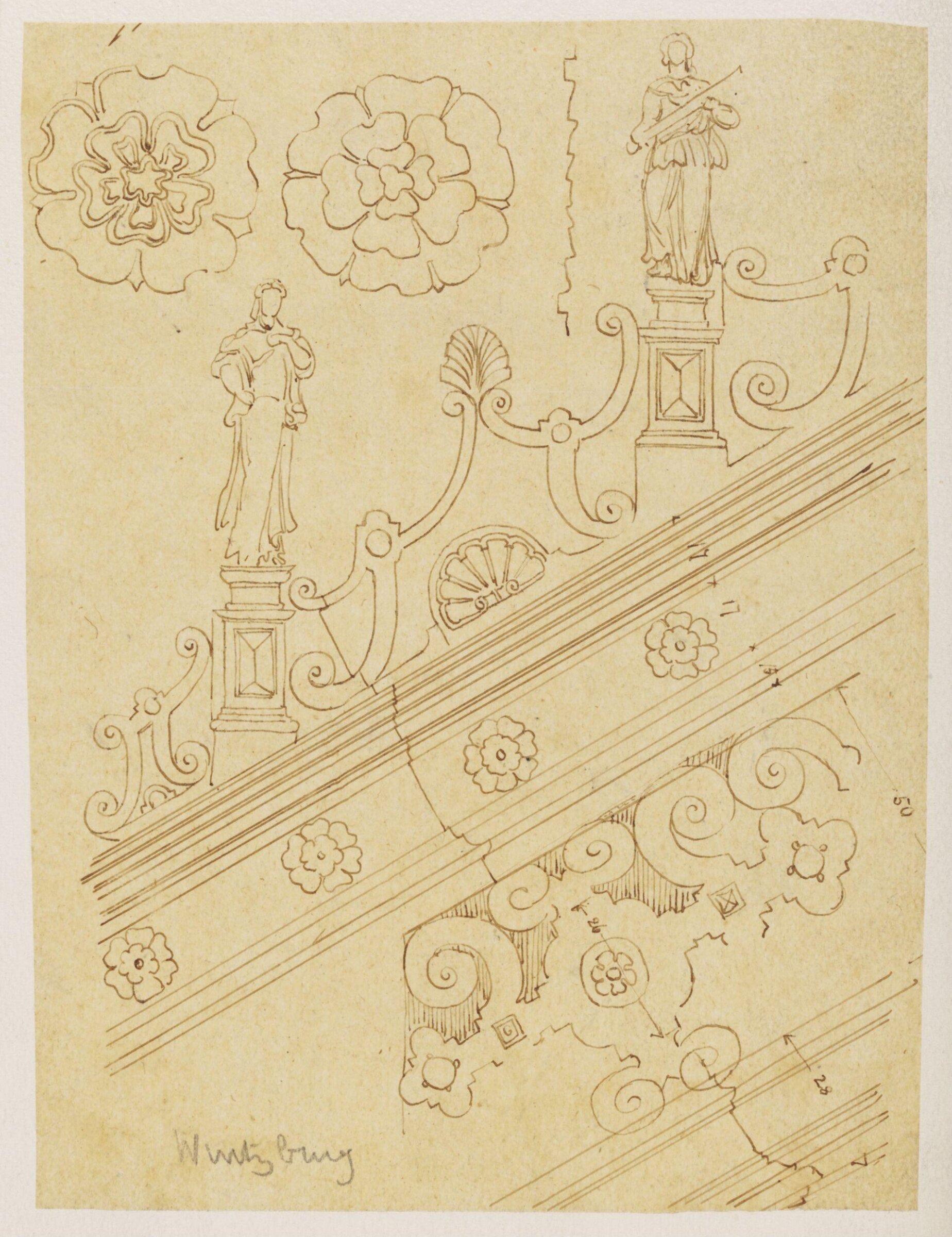Drawing, Richard Phené Spiers, 19th century