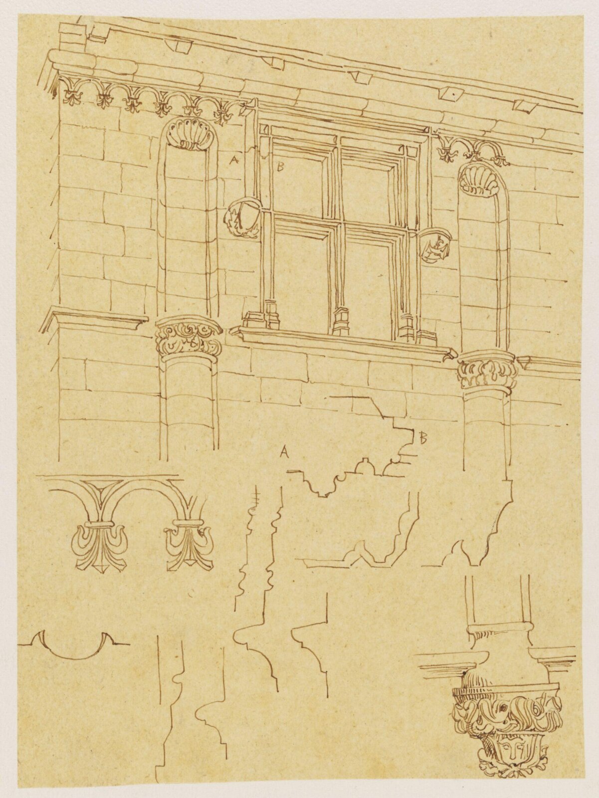 Drawing, Richard Phené Spiers, 19th century