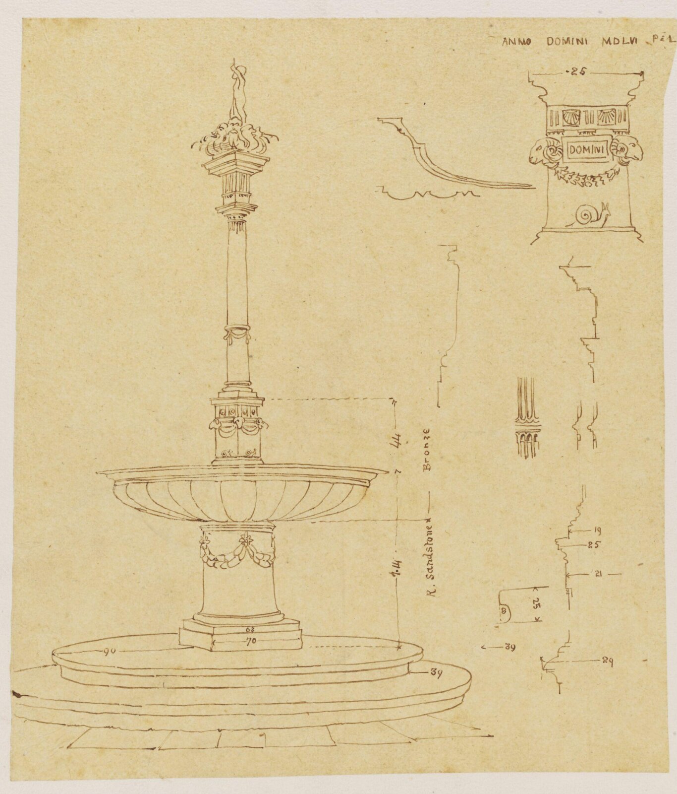 Drawing, Richard Phené Spiers, 19th century