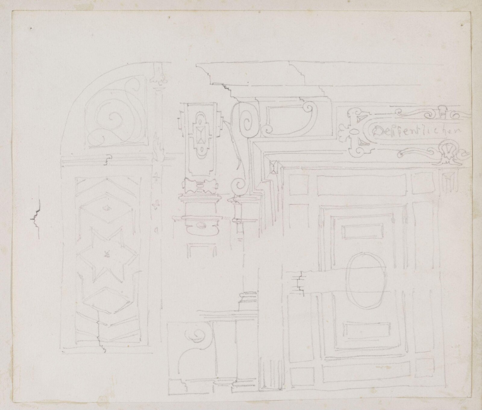 Drawing, Richard Phené Spiers, 19th century