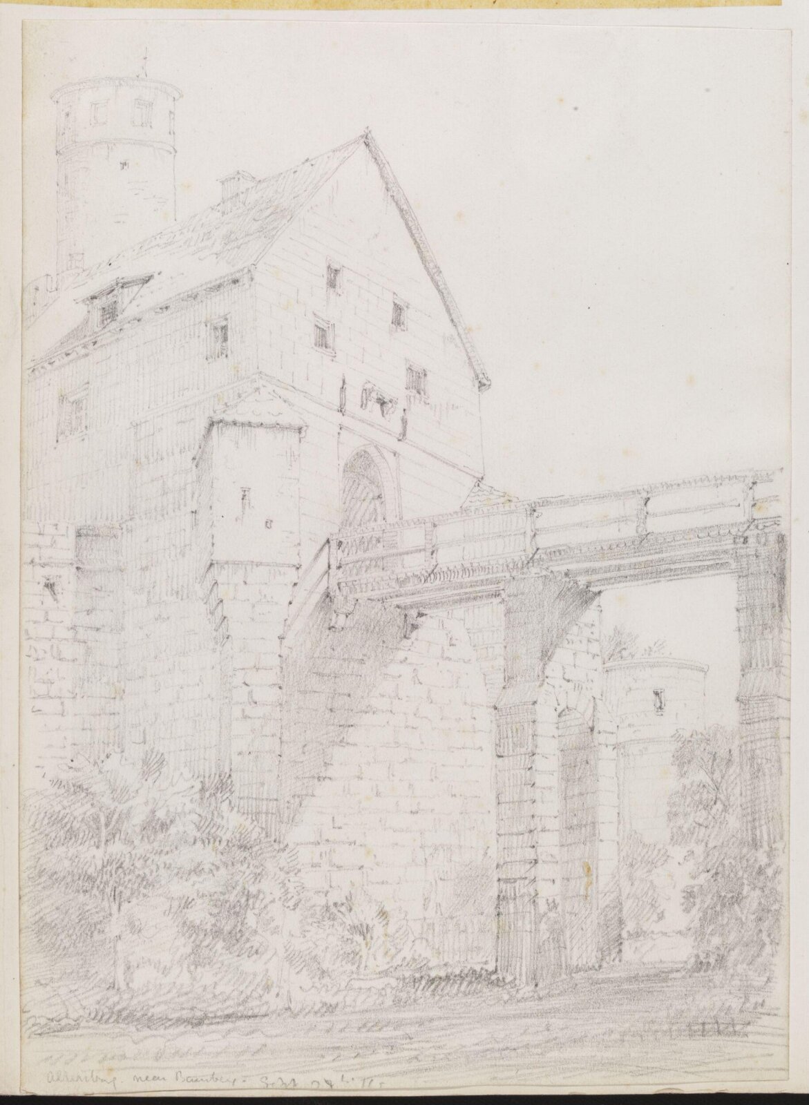 Drawing, Richard Phené Spiers, 24th September 1865