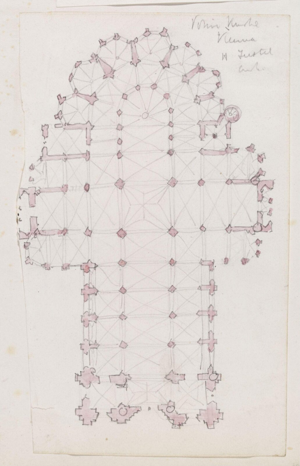 Drawing, Richard Phené Spiers, ca. 1865