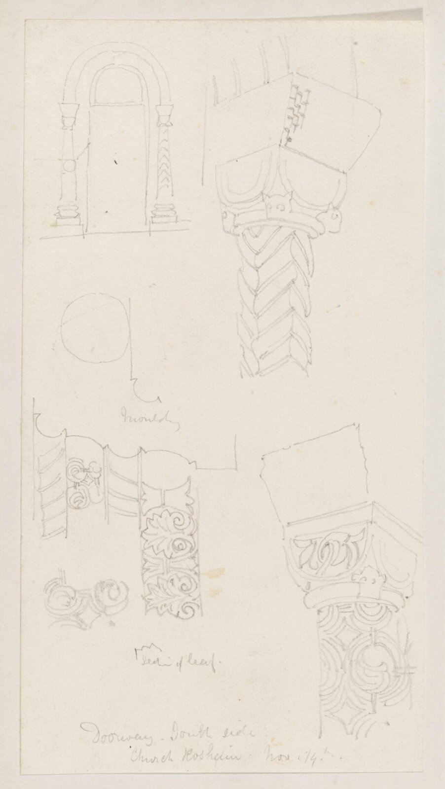 Drawing, Richard Phené Spiers, 19th century