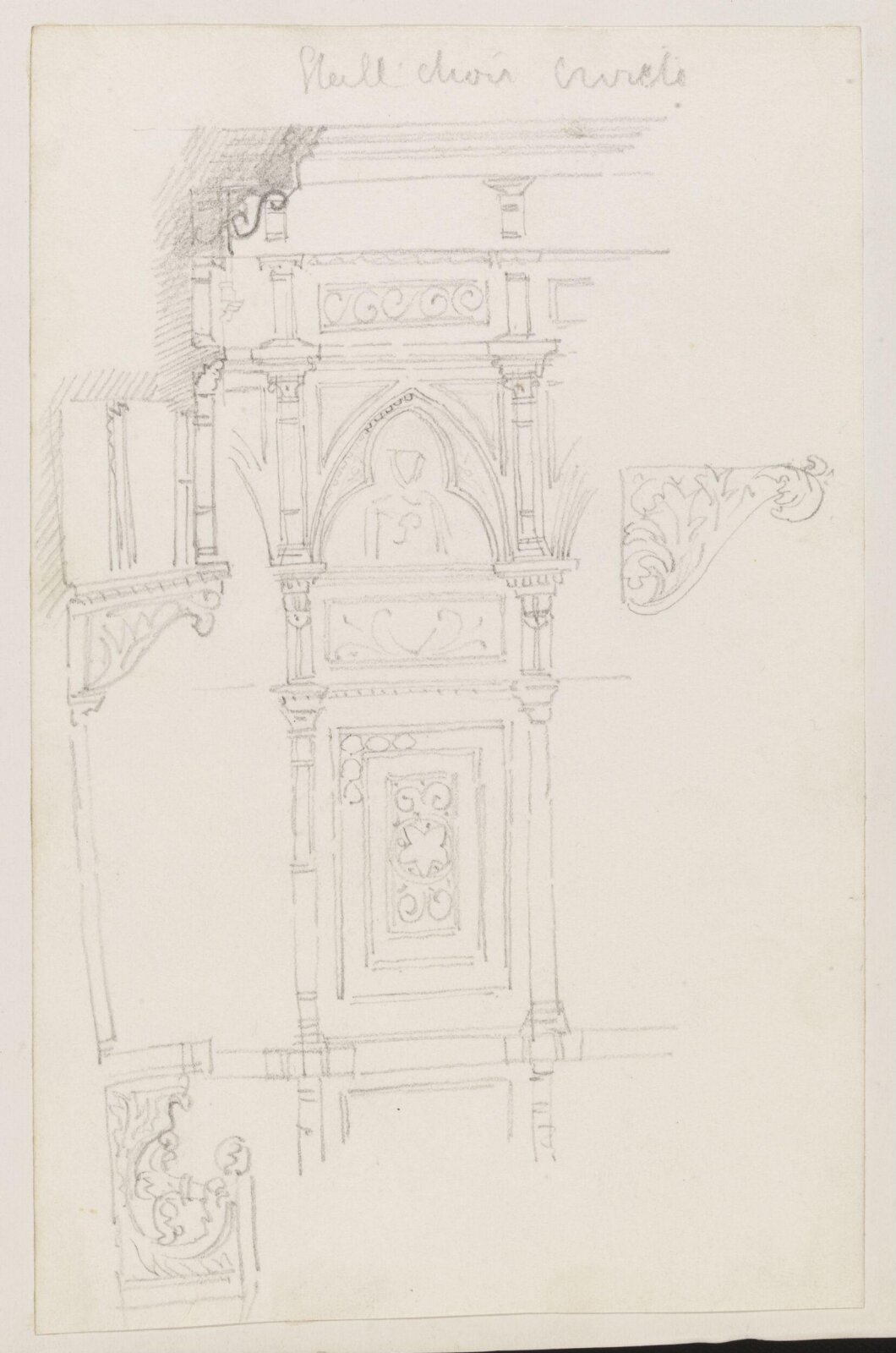 Drawing, Richard Phené Spiers, 19th century