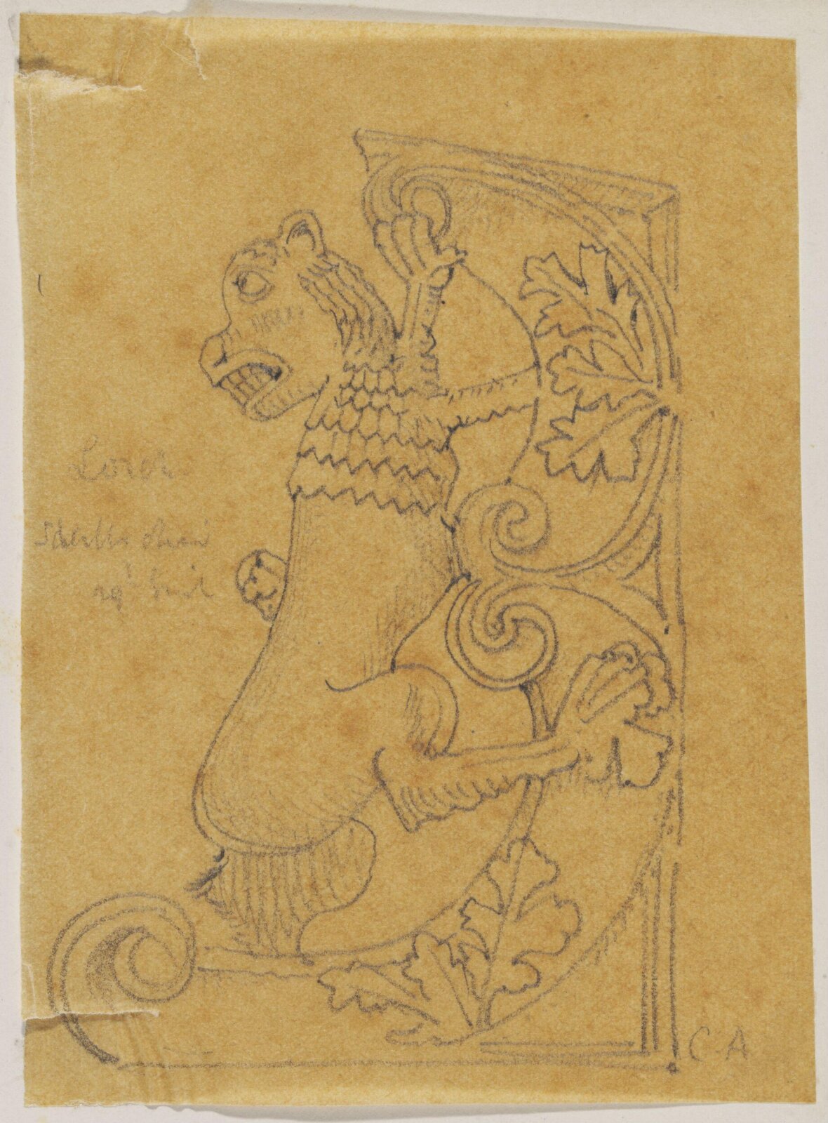 Drawing, Richard Phené Spiers, 19th century