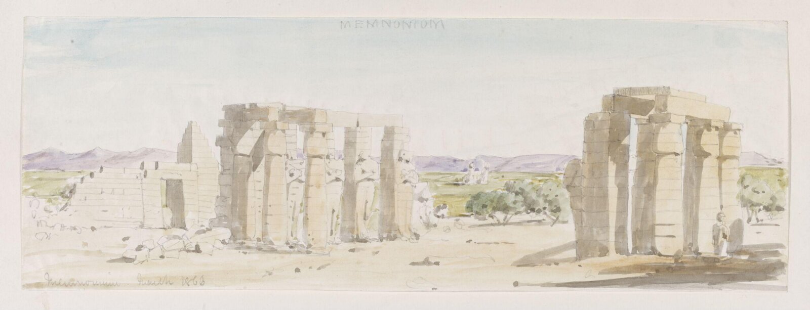 Drawing, Richard Phené Spiers, March 1868