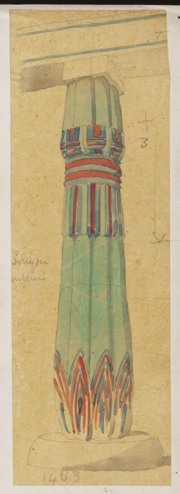 Drawing, Richard Phené Spiers, 19th century