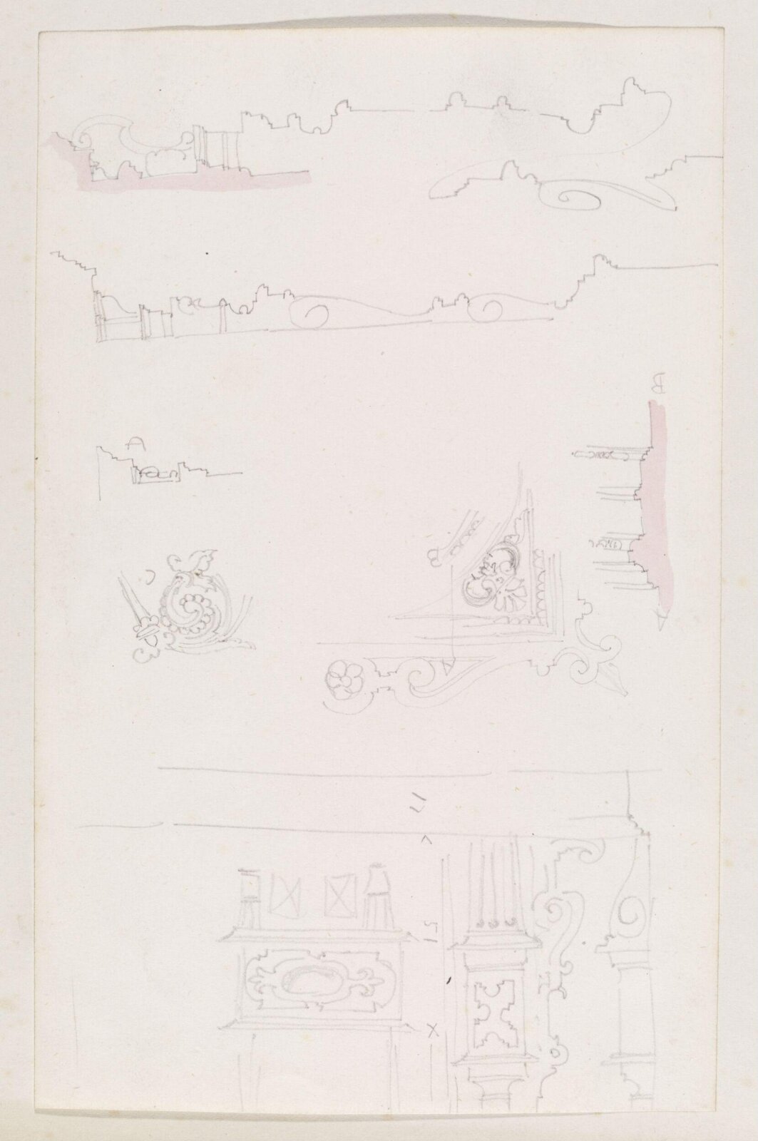 Drawing, Richard Phené Spiers, 19th century