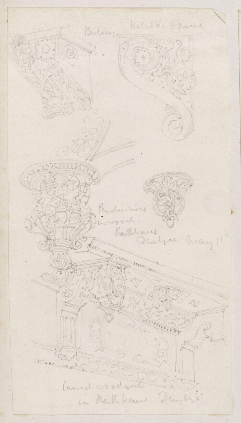 Drawing, Richard Phené Spiers, 19th century