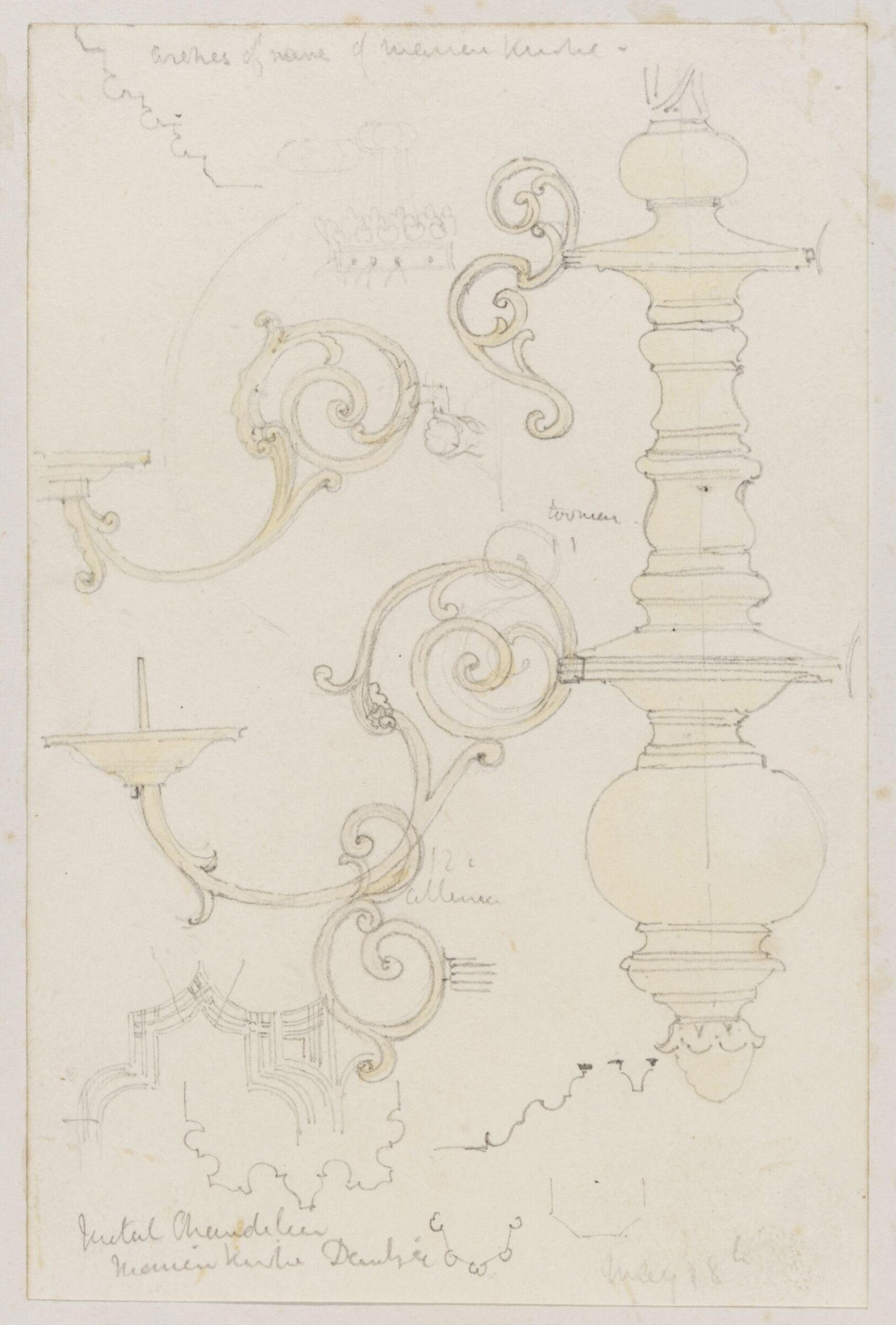 Drawing, Richard Phené Spiers, 19th century