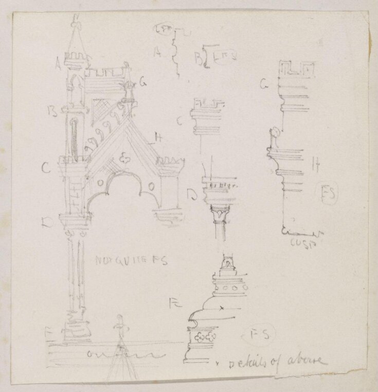 Drawing Spiers, Richard Phené V&A Explore The Collections