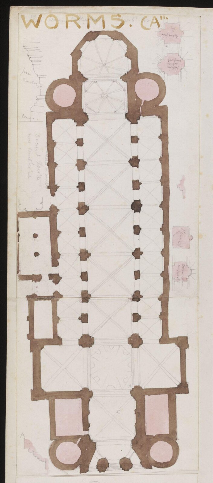 Drawing, Richard Phené Spiers, 19th century