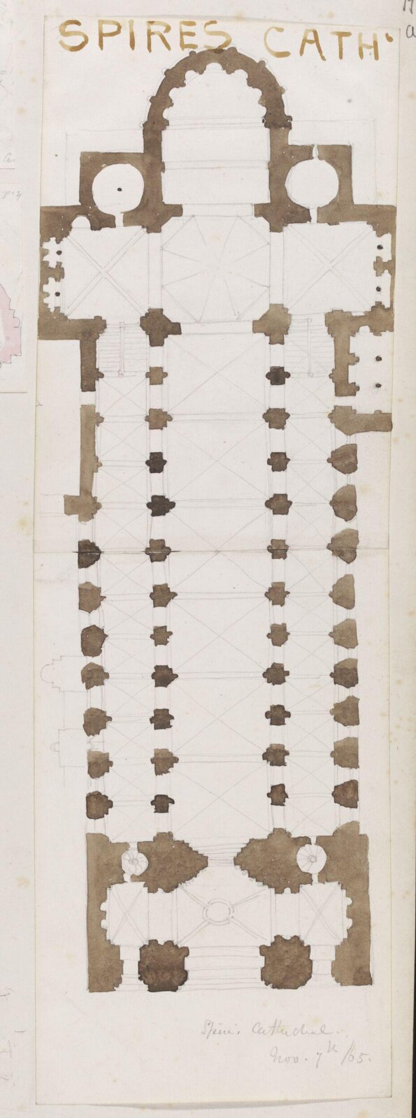 Drawing, Richard Phené Spiers, 7th November 1865