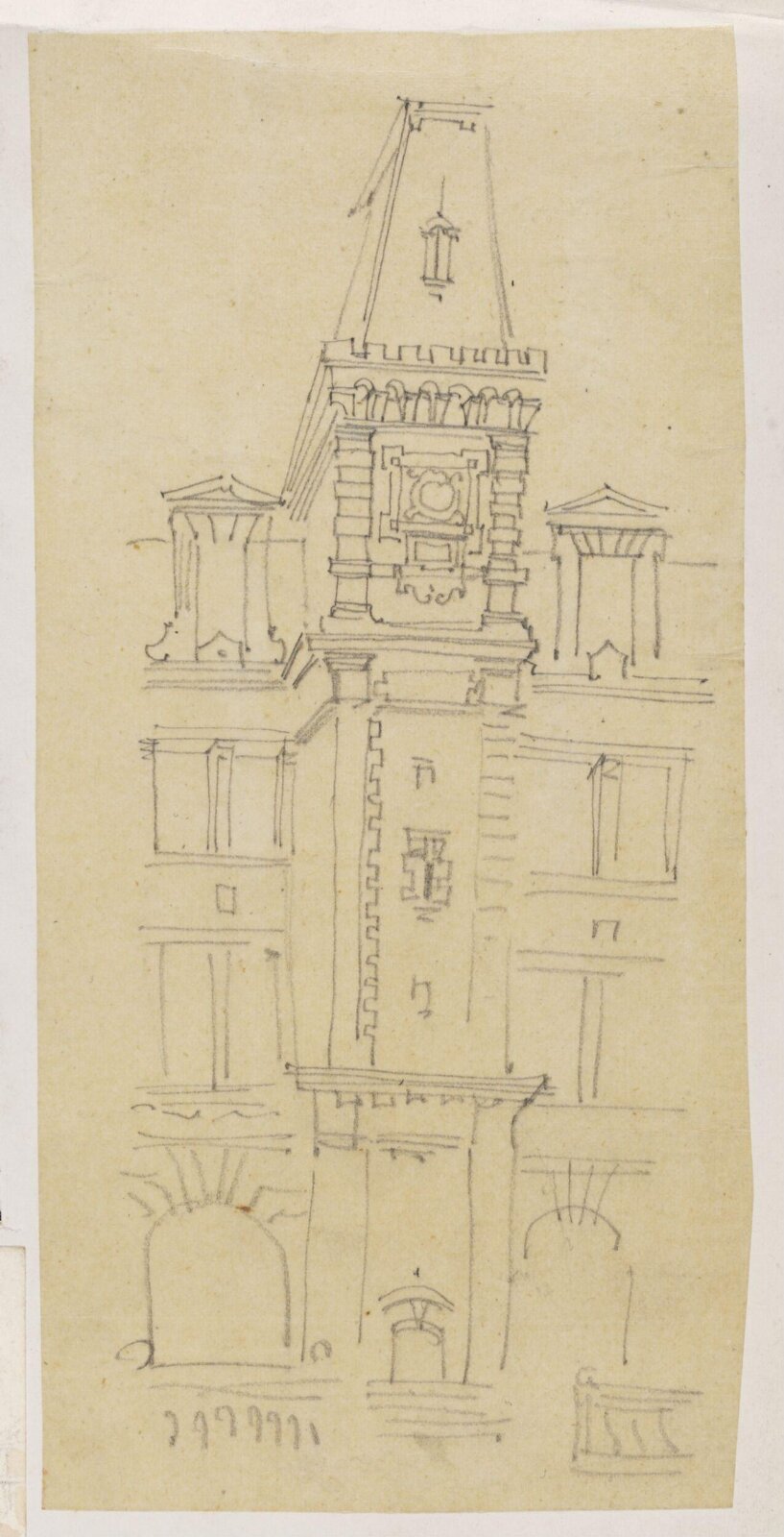 Drawing, Richard Phené Spiers, 19th century