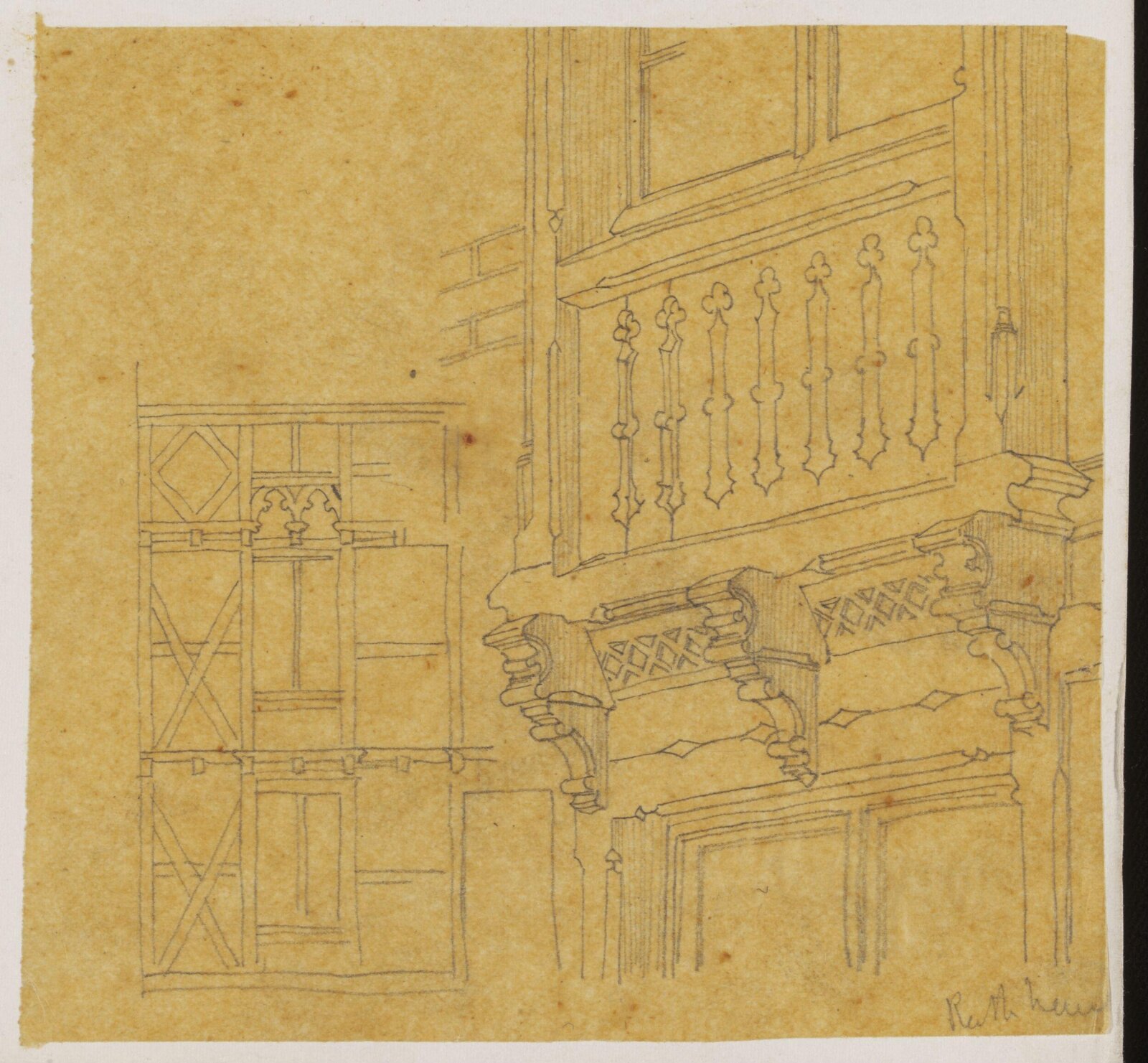 Drawing, Richard Phené Spiers, 19th century