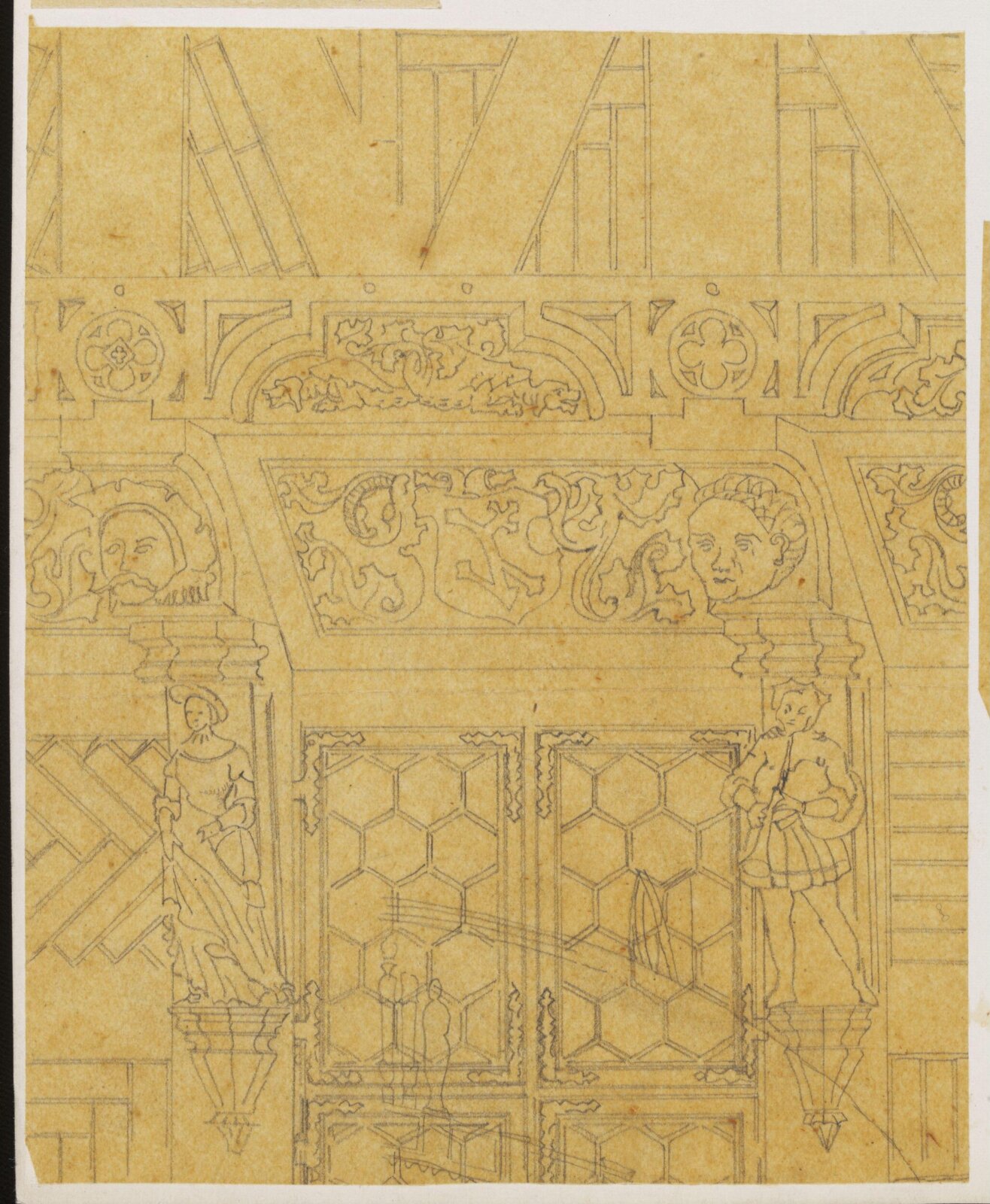 Drawing, Richard Phené Spiers, 19th century