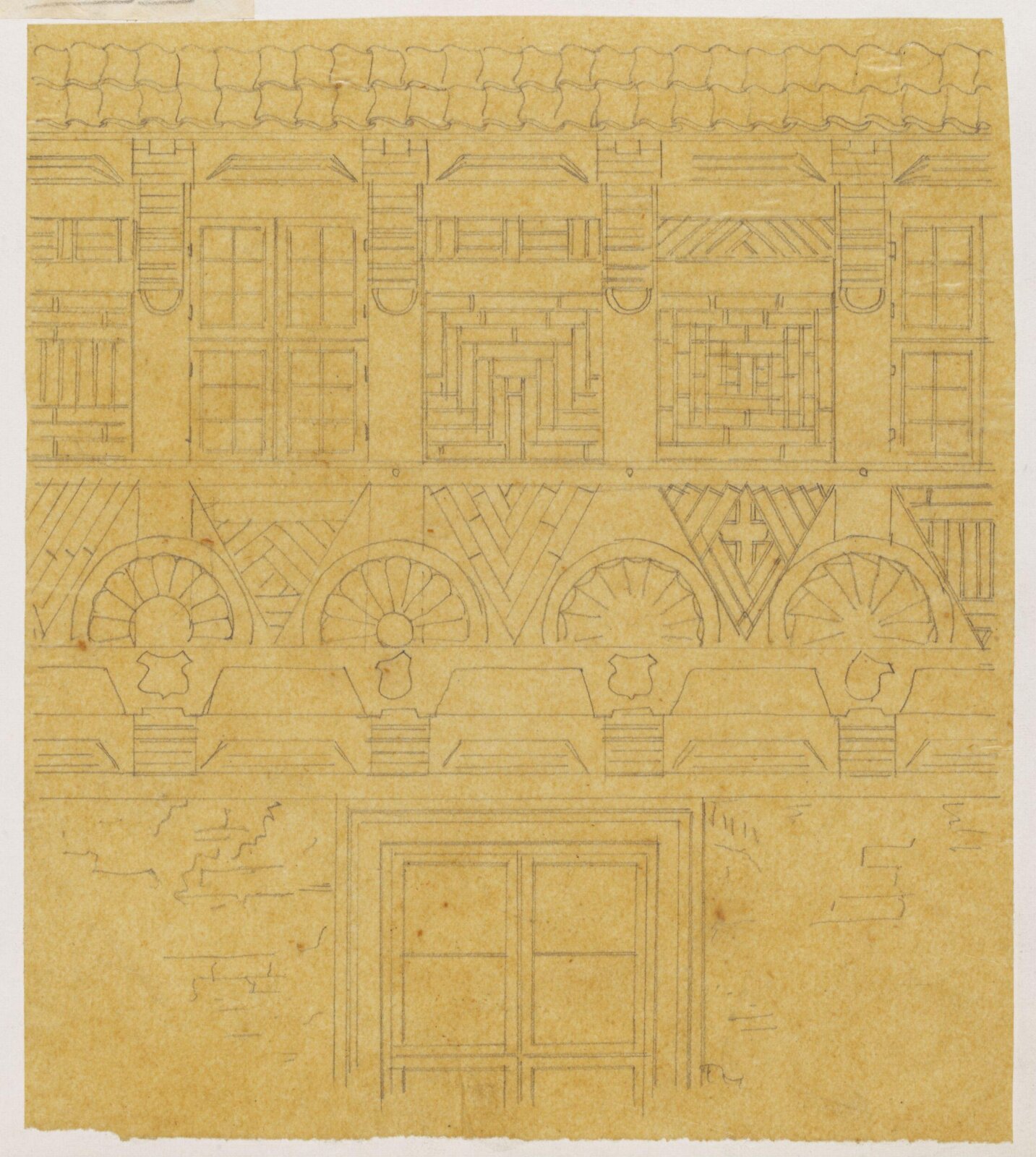 Drawing, Richard Phené Spiers, 19th century
