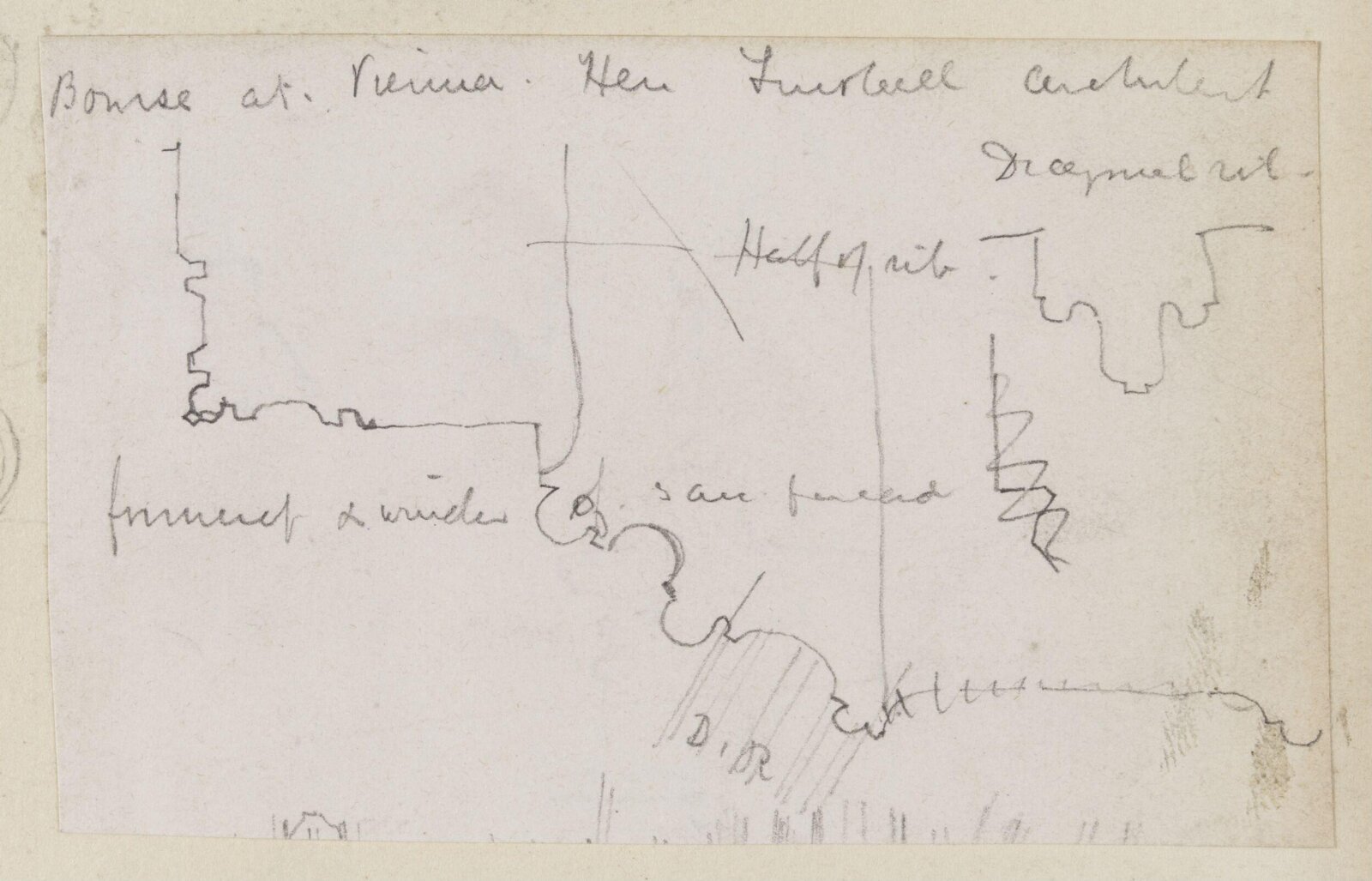 Drawing, Richard Phené Spiers, 19th century