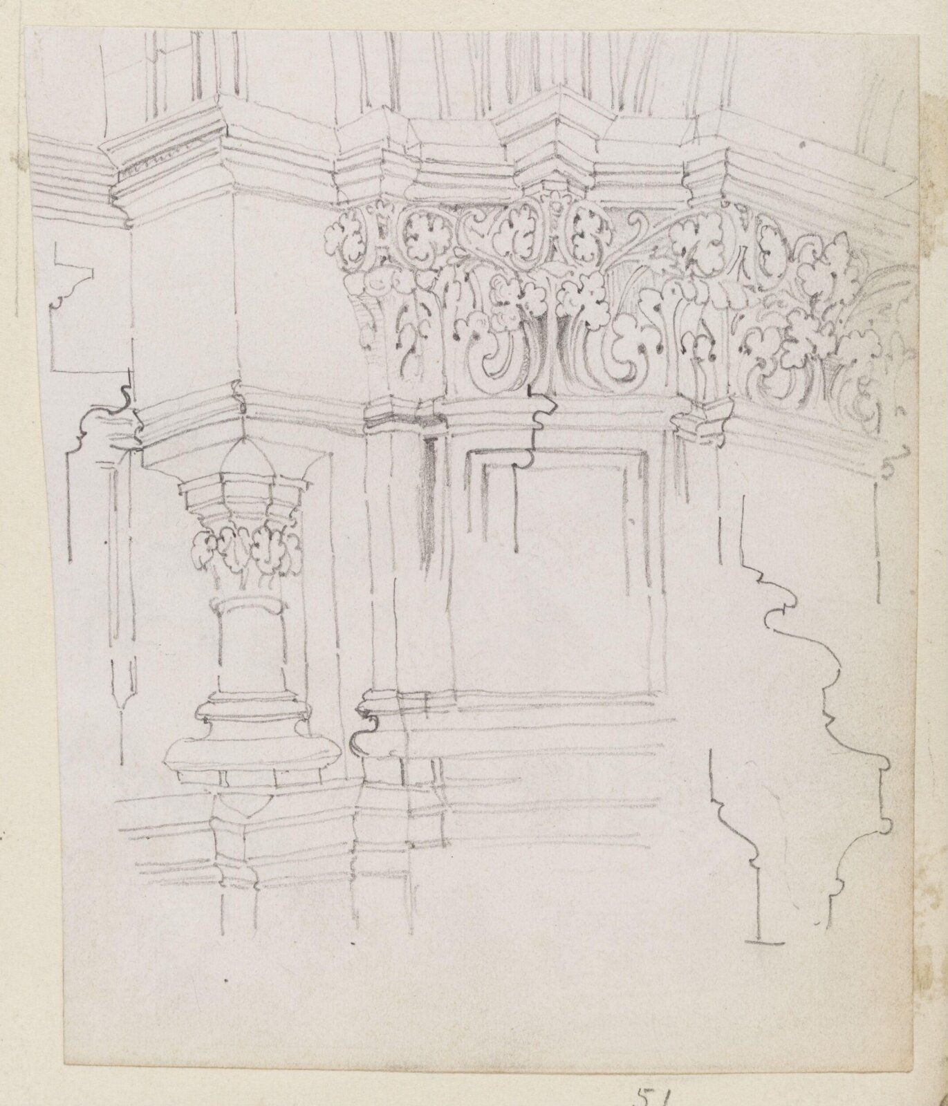 Drawing, Richard Phené Spiers, 19th century
