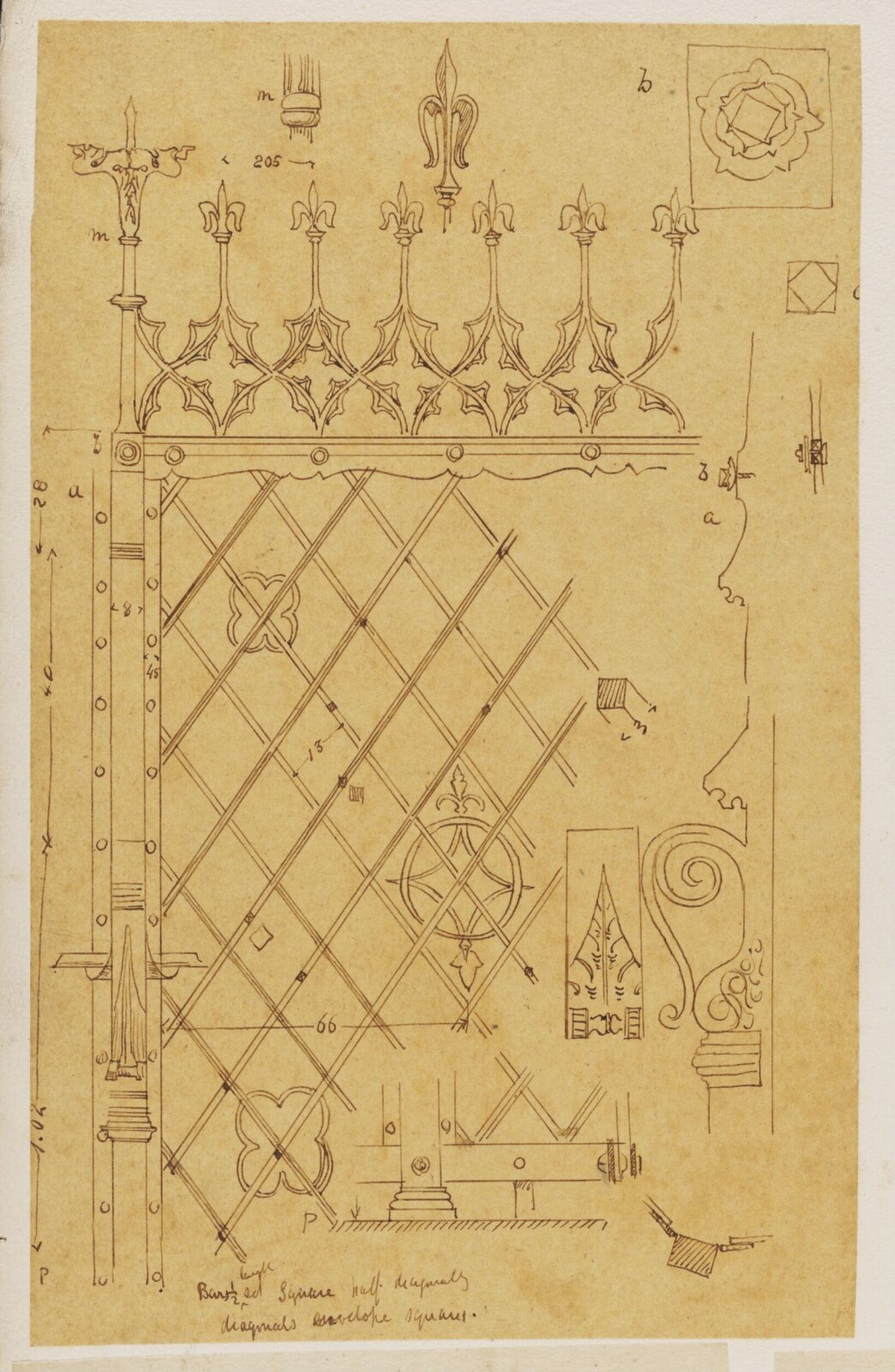 Drawing, Richard Phené Spiers, 19th century
