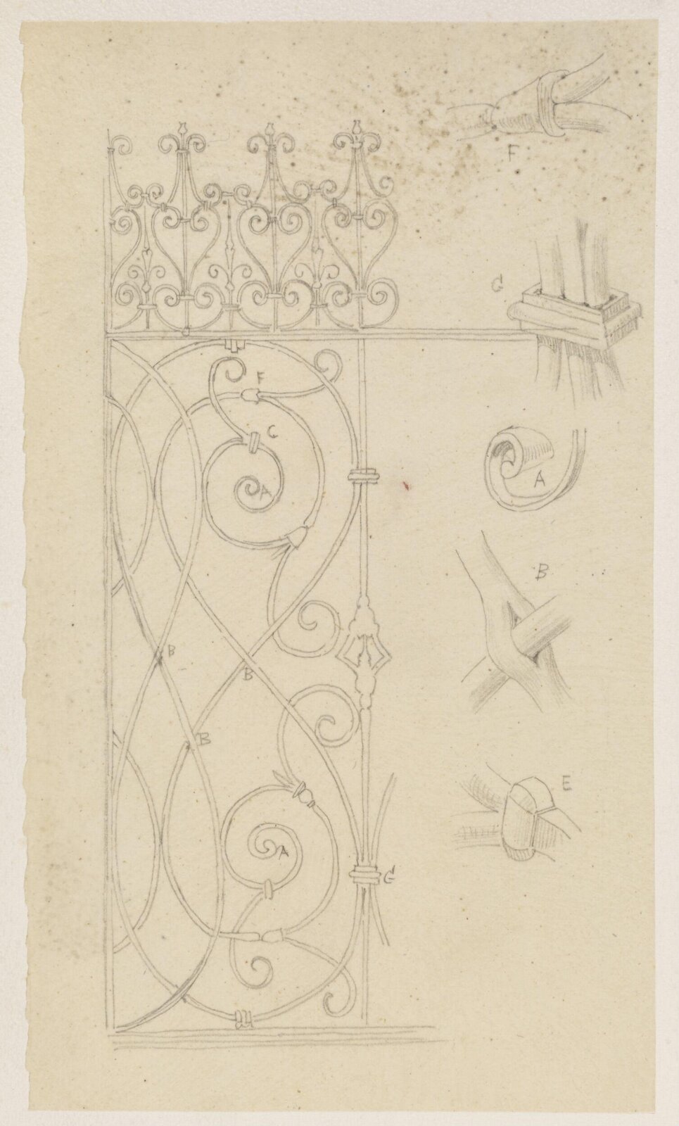 Drawing, Richard Phené Spiers, 19th century