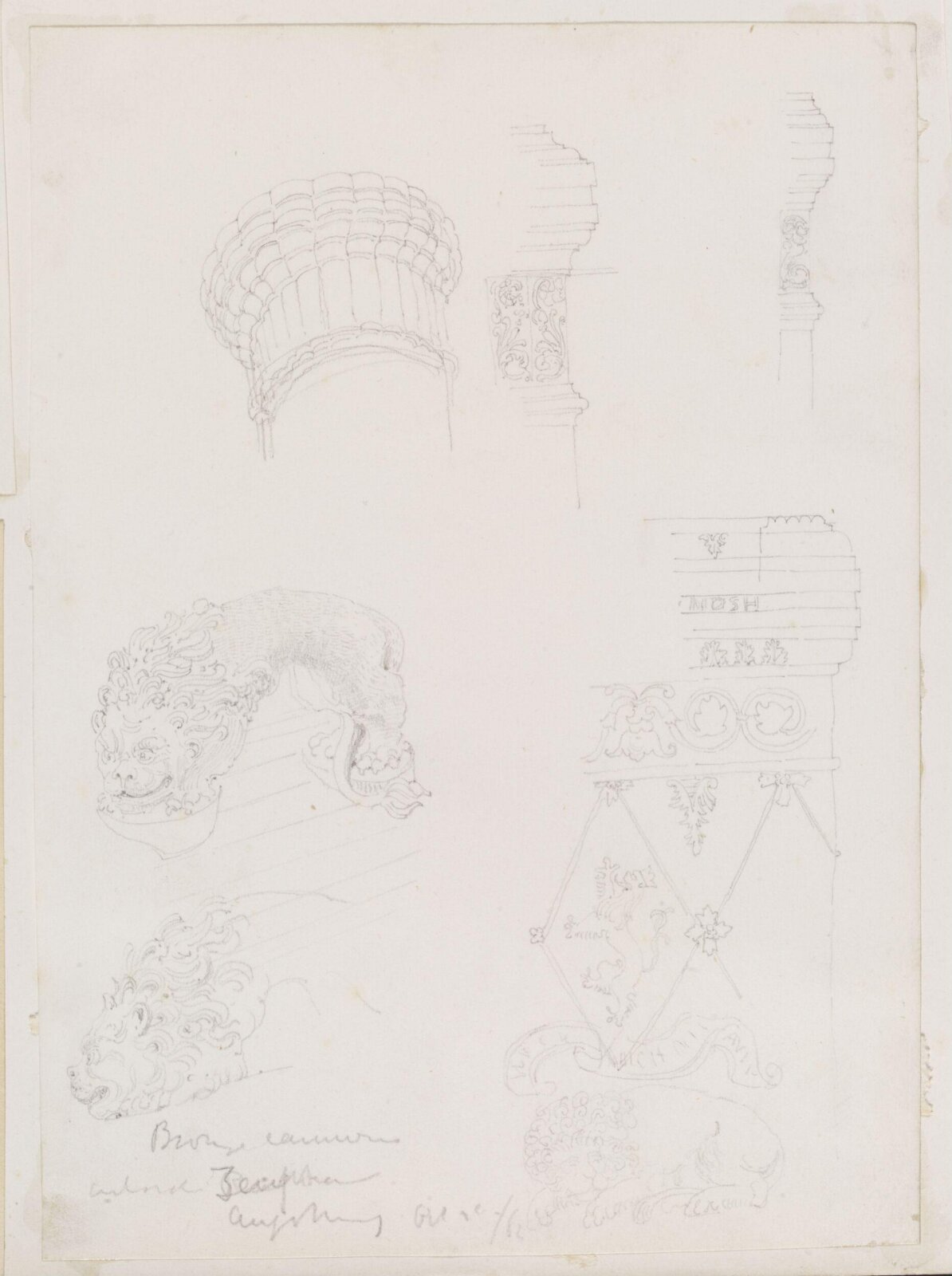 Drawing, Richard Phené Spiers, 19th century