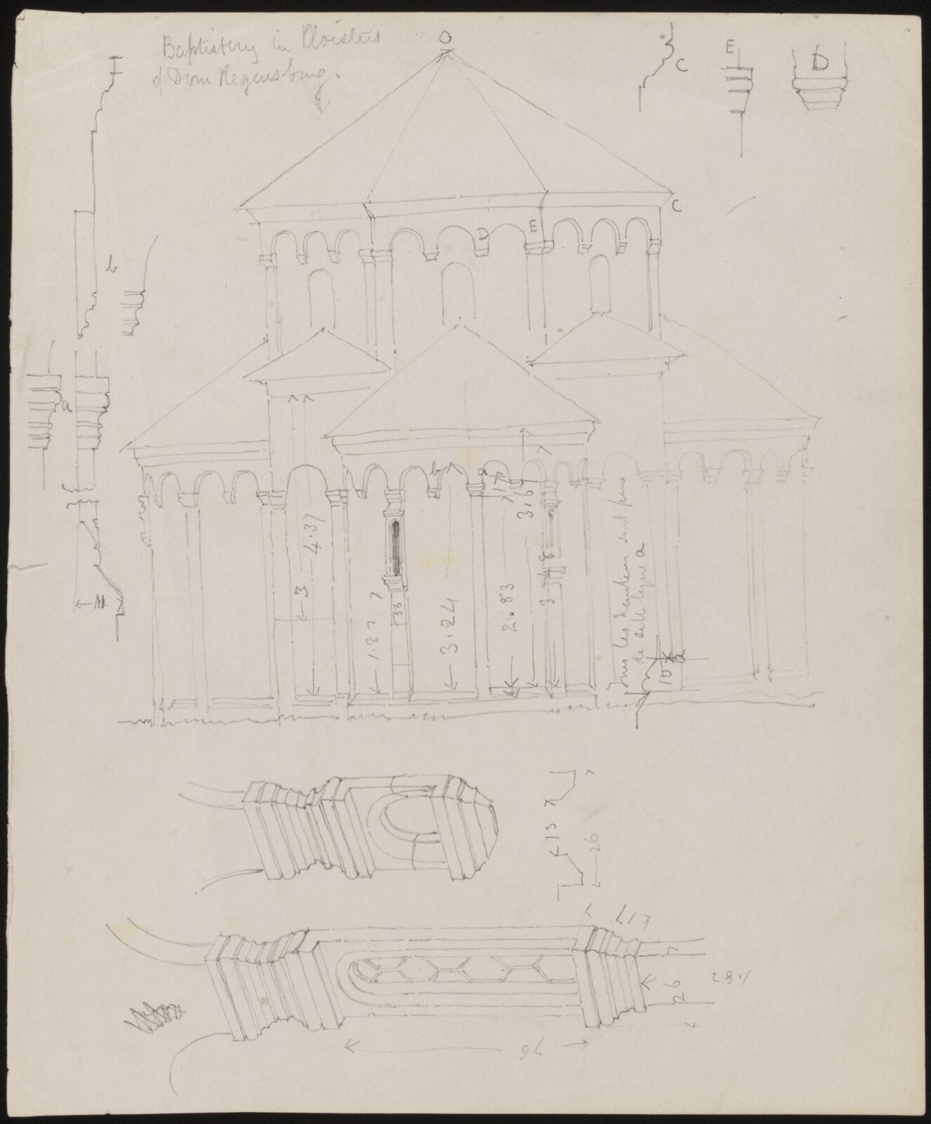 Drawing, Richard Phené Spiers, 19th century