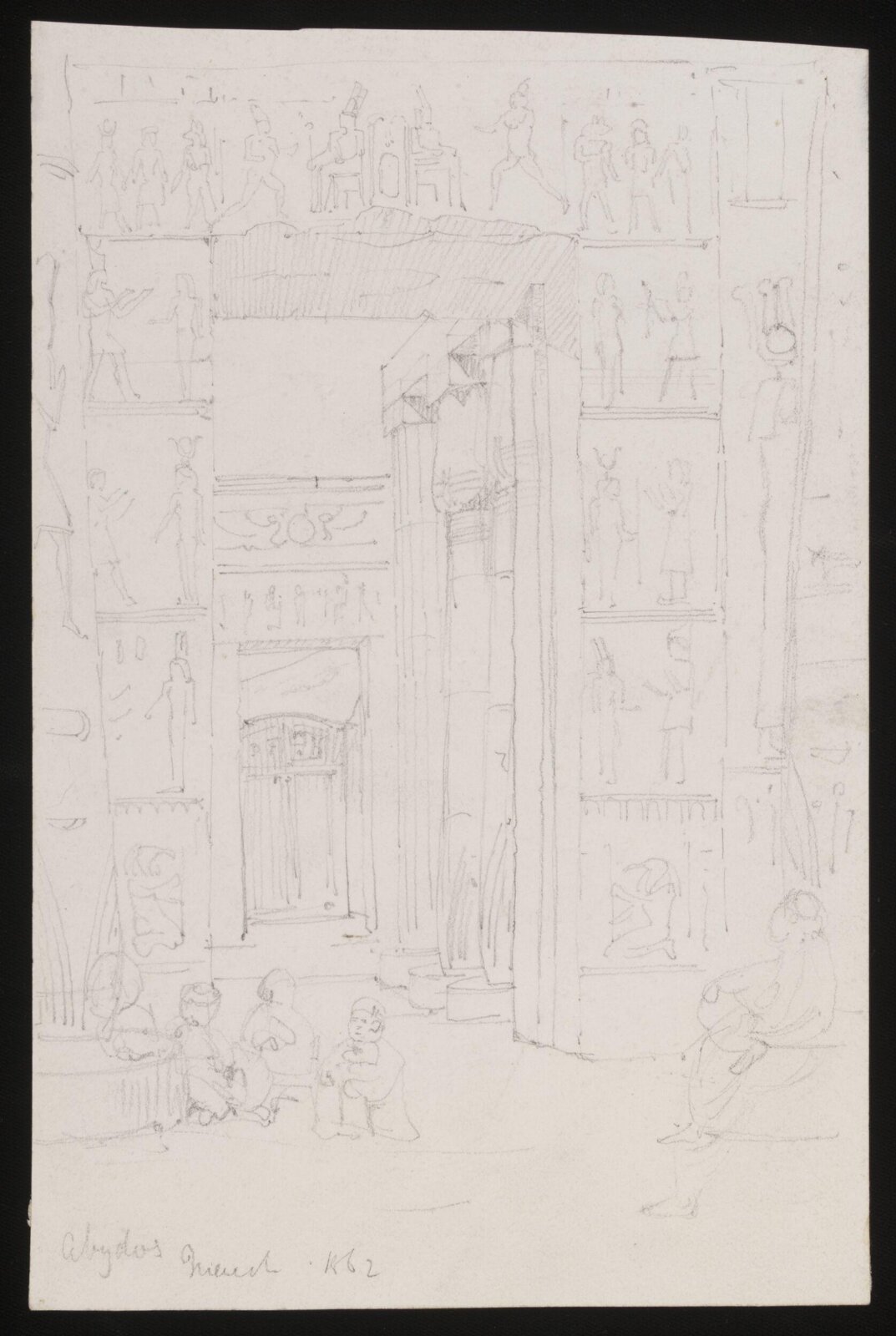 Drawing, Richard Phené Spiers, March 1862