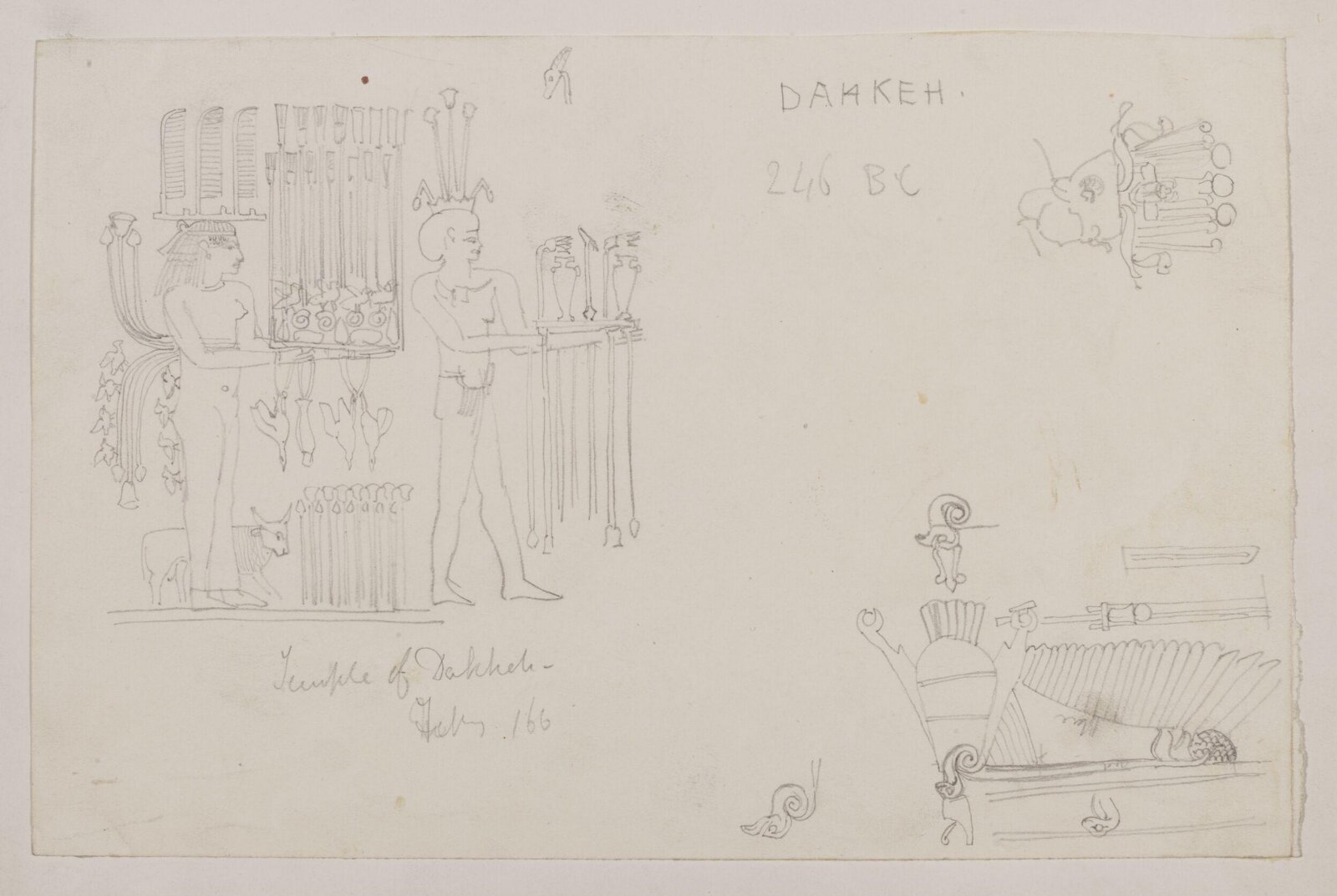 Drawing, Richard Phené Spiers, 1866