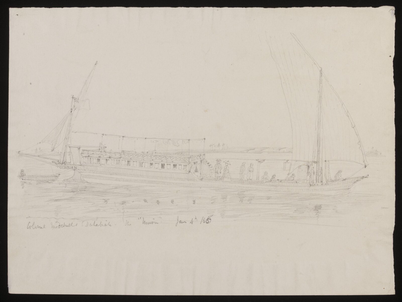 Drawing, Richard Phené Spiers, Jan 4th 1866