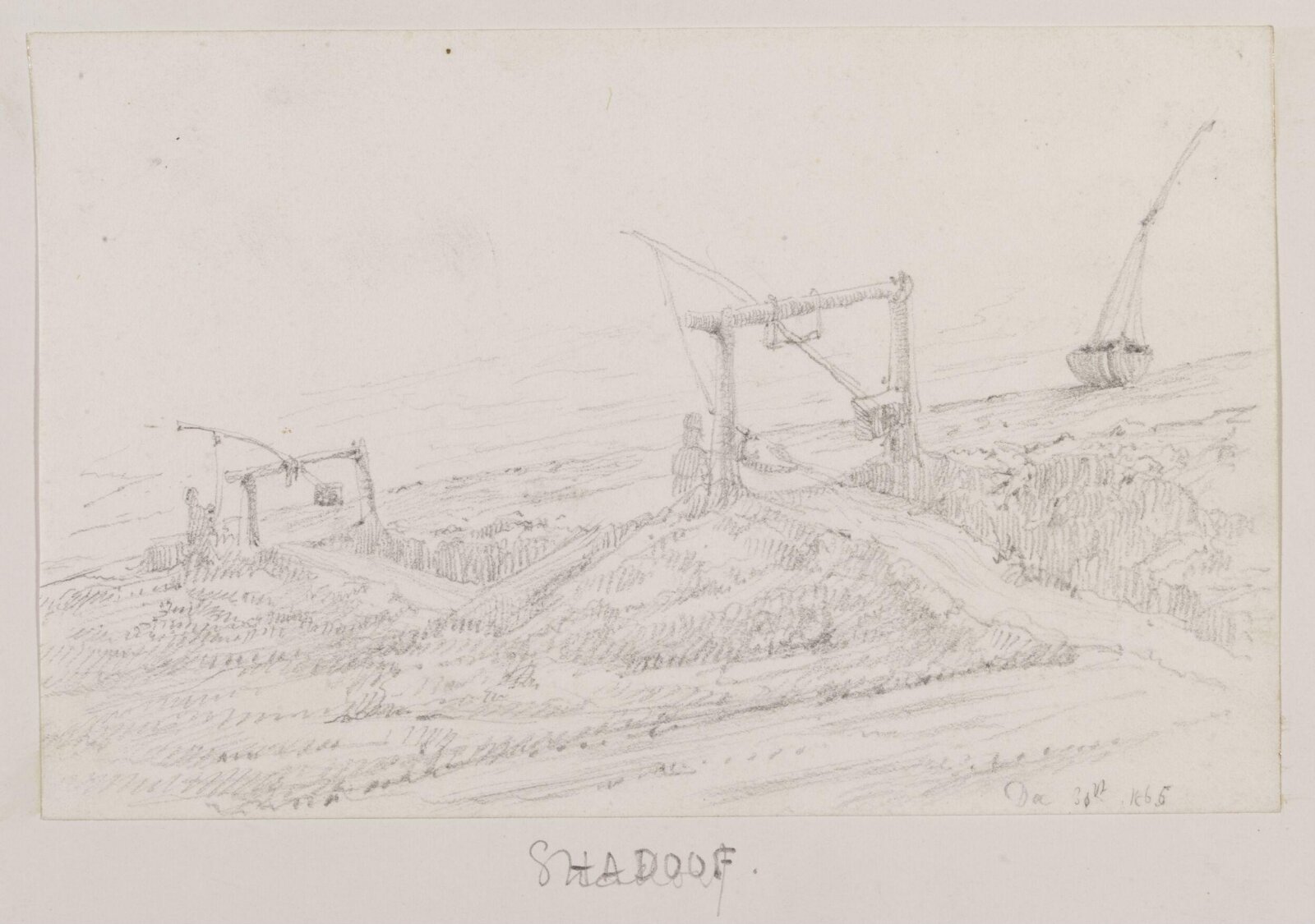 Drawing, Richard Phené Spiers, Dec 30th 1865/6