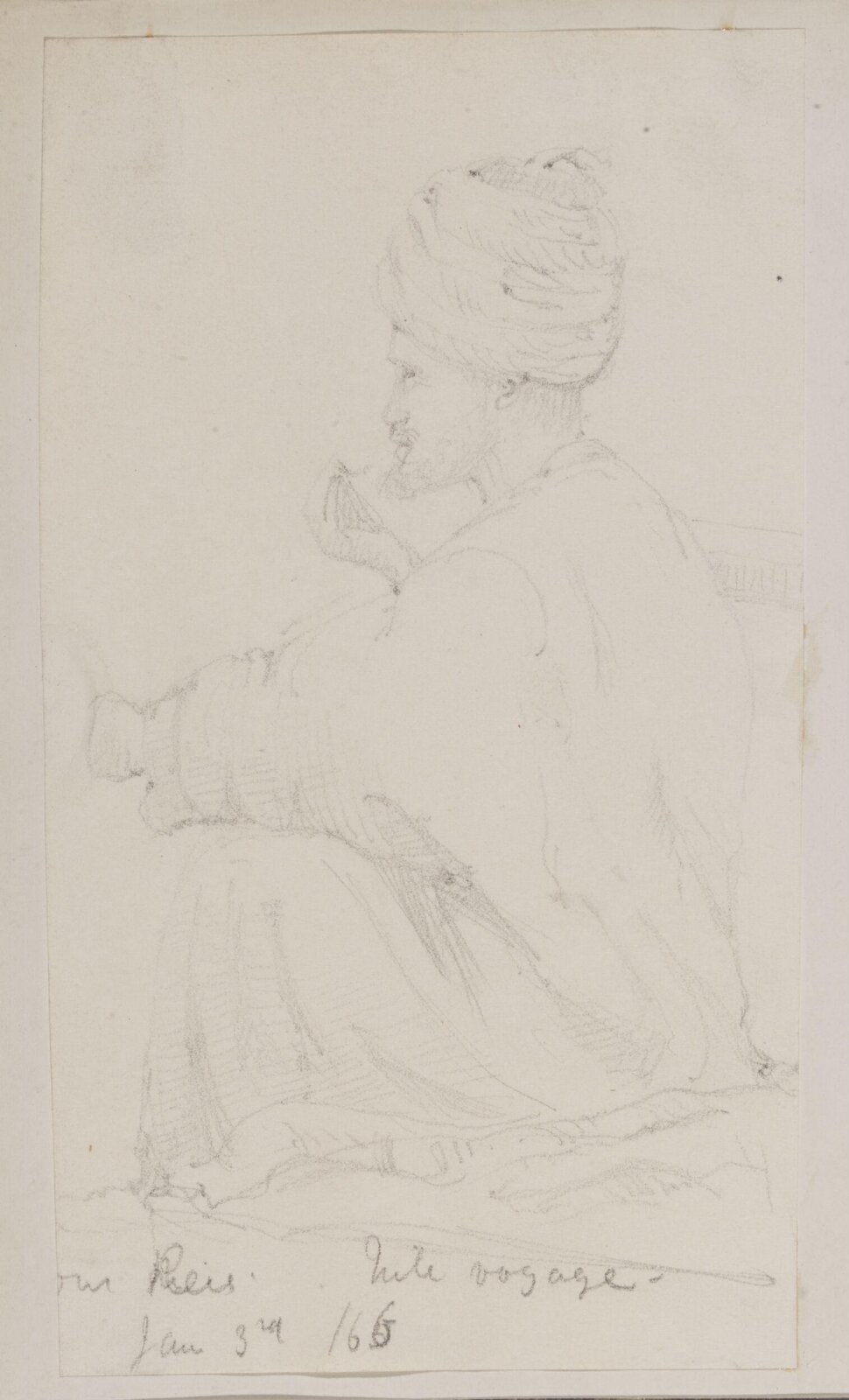 Drawing, Richard Phené Spiers, Jan 3rd 1866