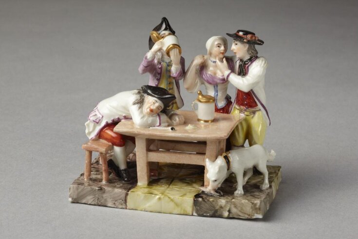 Tavern Scene with Drinking top image