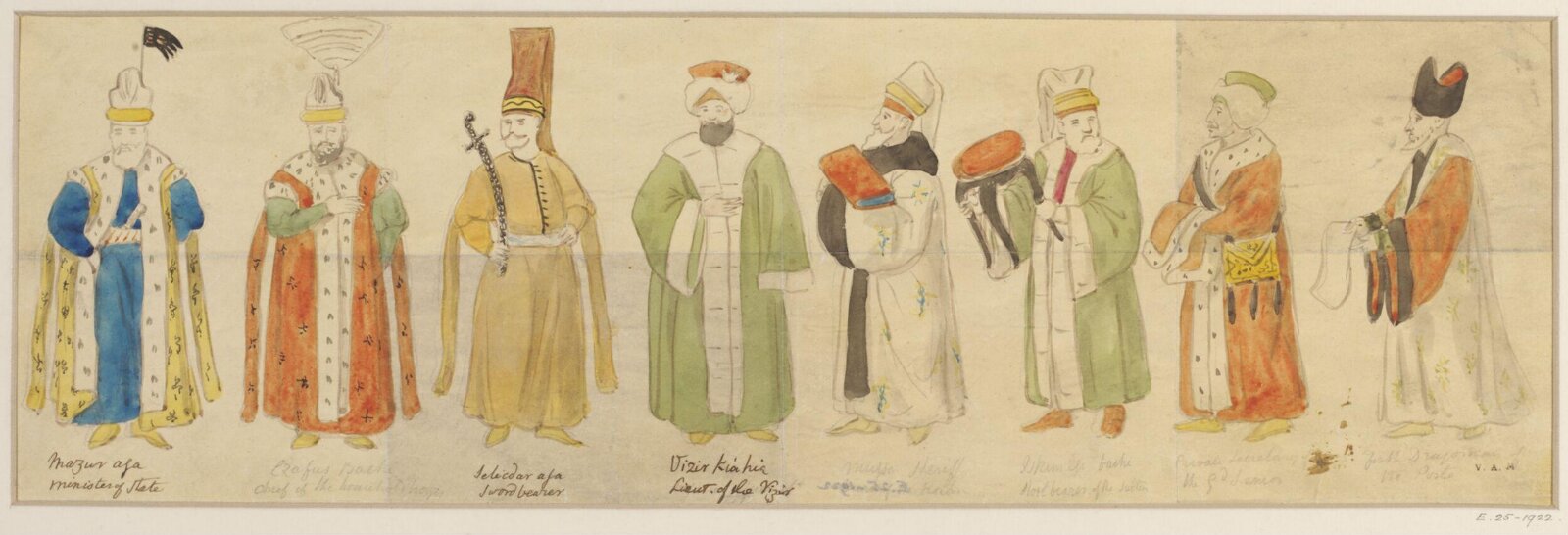 Watercolour, c. 17th century - 19th century